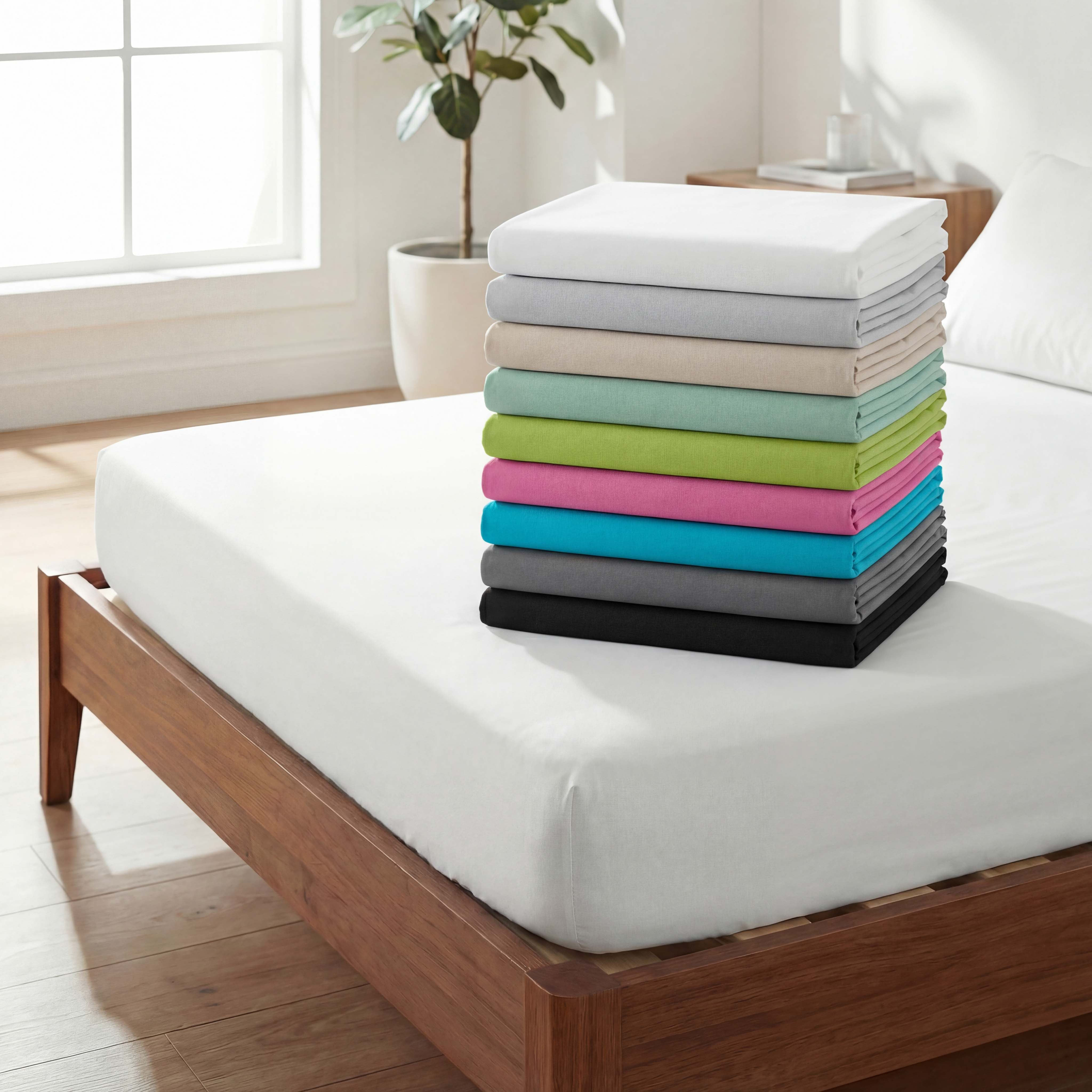 TOM TAILOR HOME Spannbettlaken Tom Tailor Jersey, Jersey, Gummizug: rundum, (1 Stück), ab Größe 90x200 cm, Laken in hochwertiger Jersey Qualität