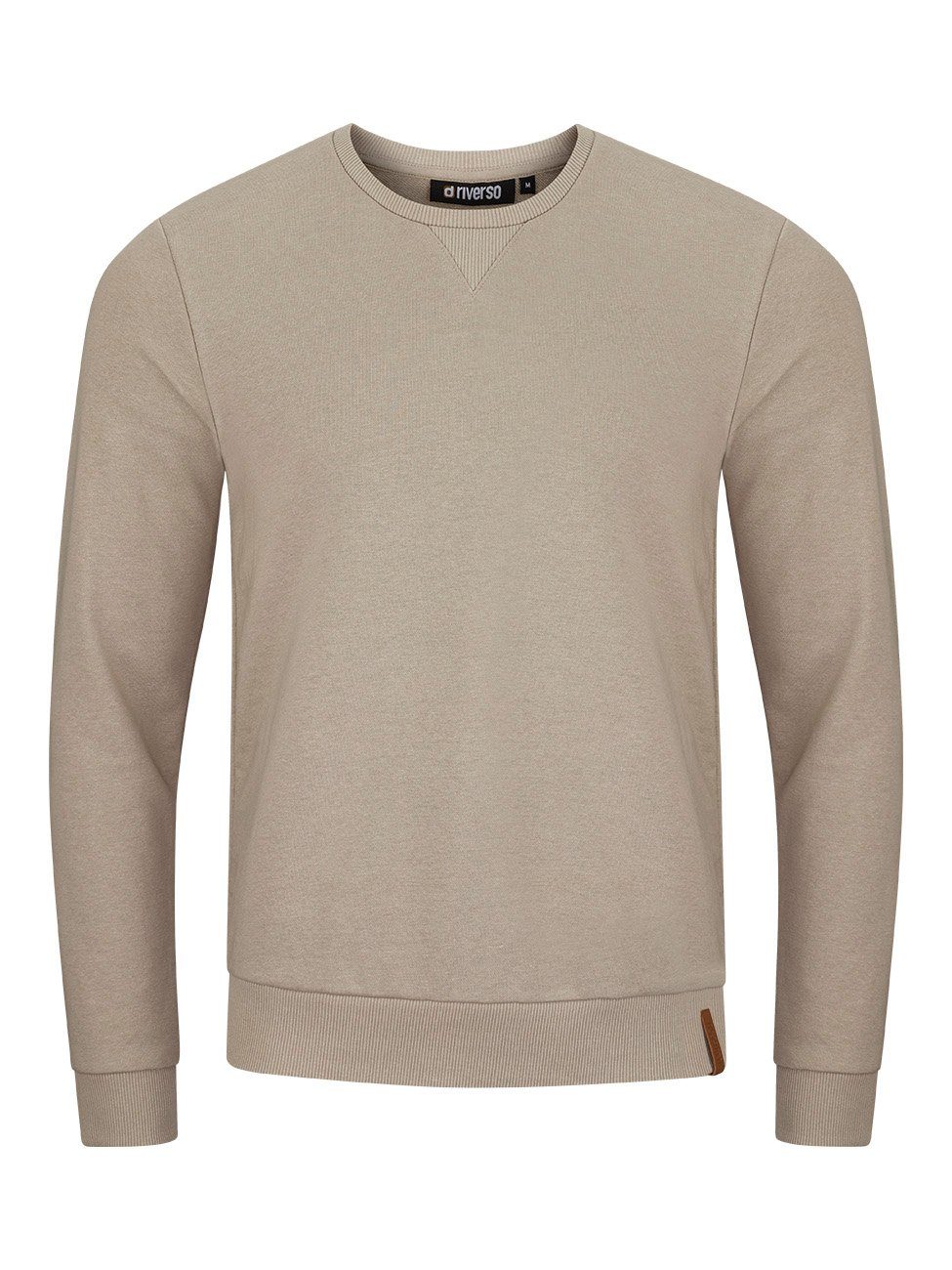 riverso Sweatshirt Herren Rundhals Pullover RIVPhillip Regular Fit Longsleeve Basic Essential