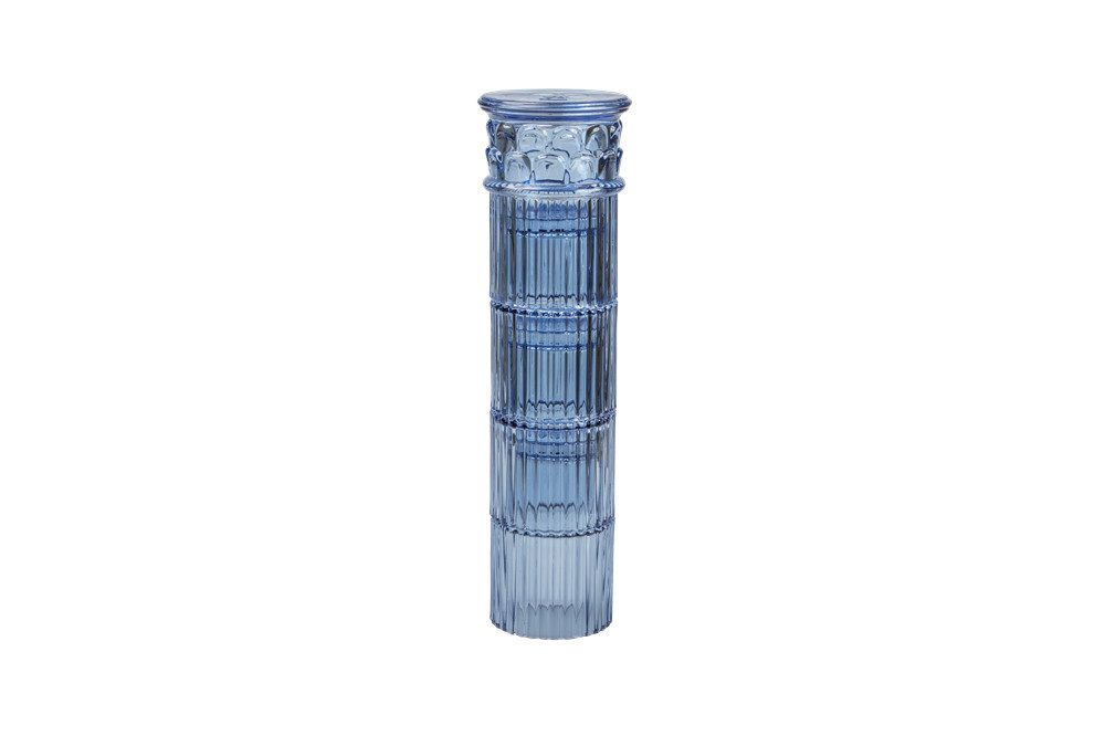DOIY Glas Athena Склоset 4er Set, Glas, Form griechischer Säule, ca. Ø 9 x 29 cm