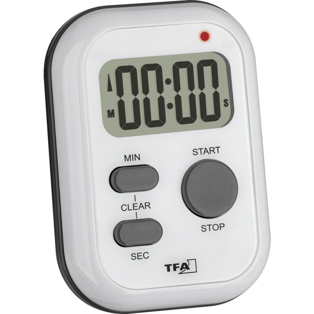 Eieruhr TFA Dostmann Timer Weiß digital