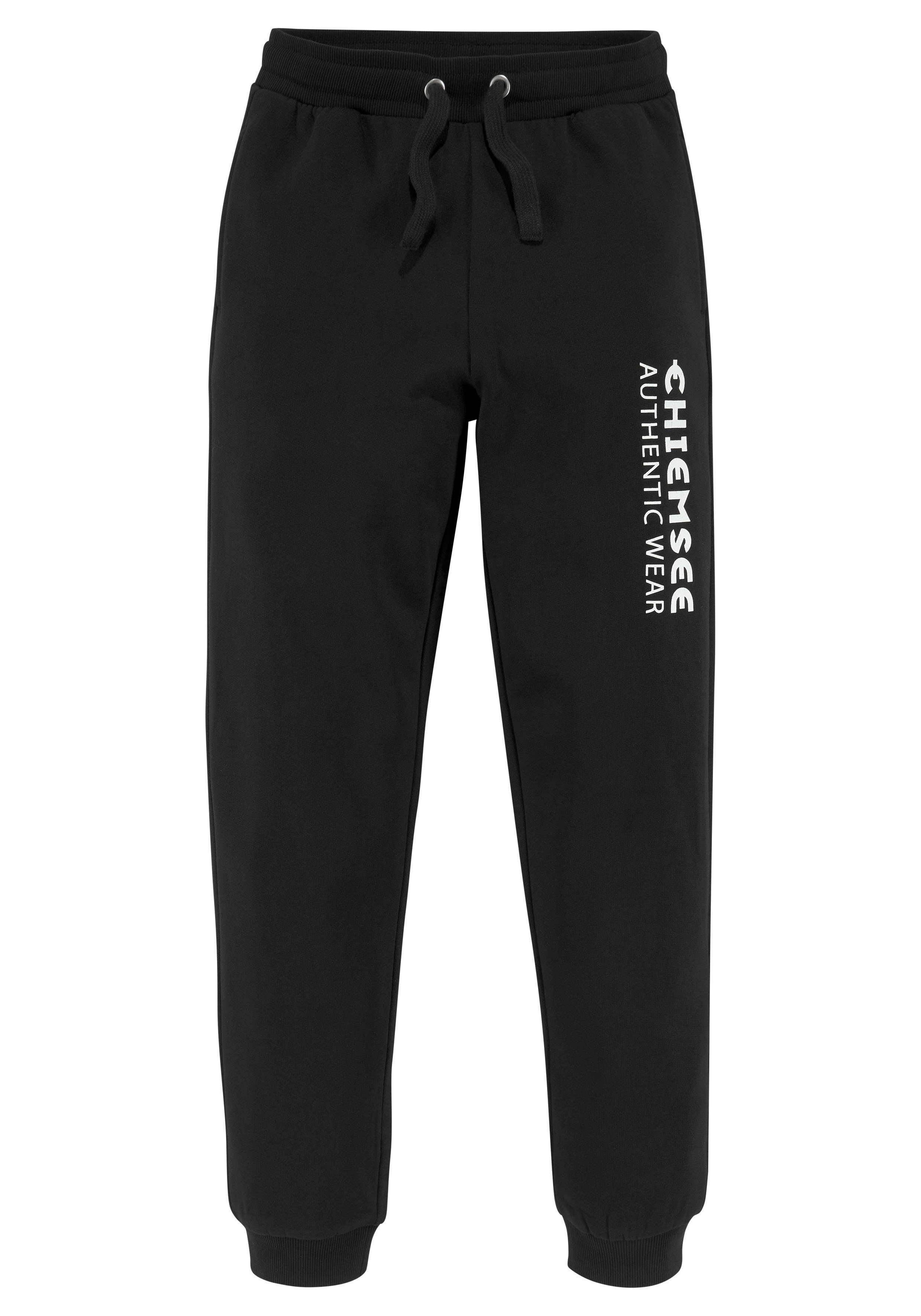 (Set, Chiemsee Hose & mit Sweatanzug Sweathose) Logo-Drucken Jogginganzug 2-tlg., Shirt Sweatshirt &