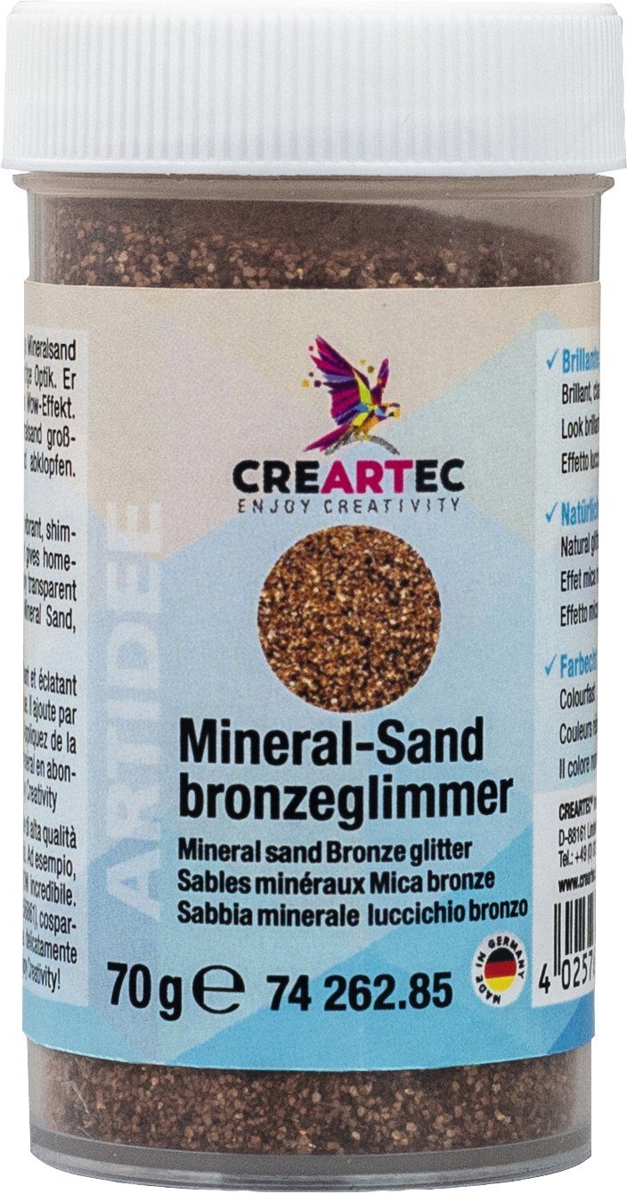 Modellierwerkzeug g Bronzeglimmer 70 Mineralsand, CREARTEC