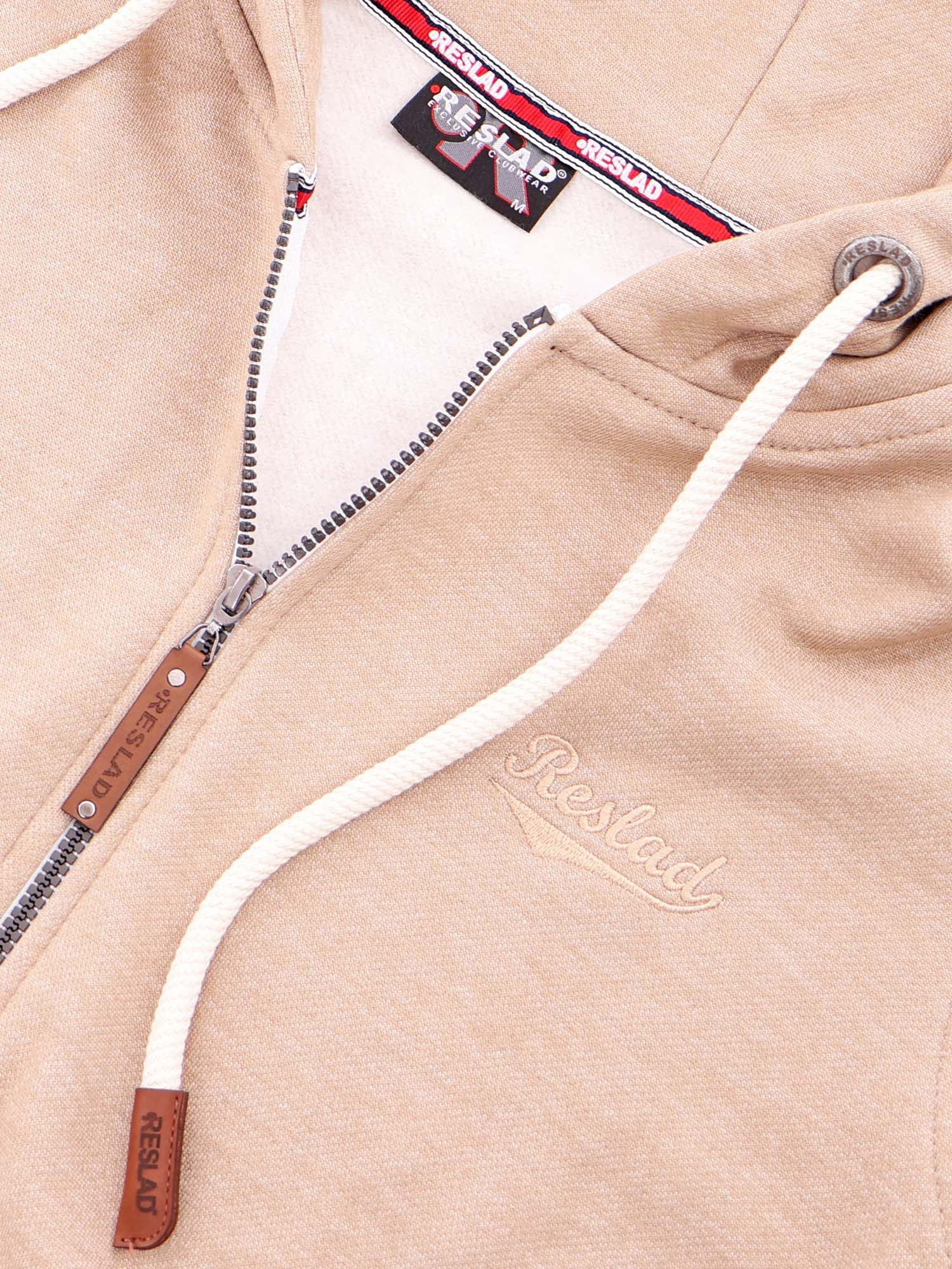 Reslad Sweatjacke Reslad Sweatjacke Herren Zipper Kapuze RS-1270 (1-tlg) Winter-Pullover Kapuzenpullover Sweater Hoodie Pulli Sweatshirt