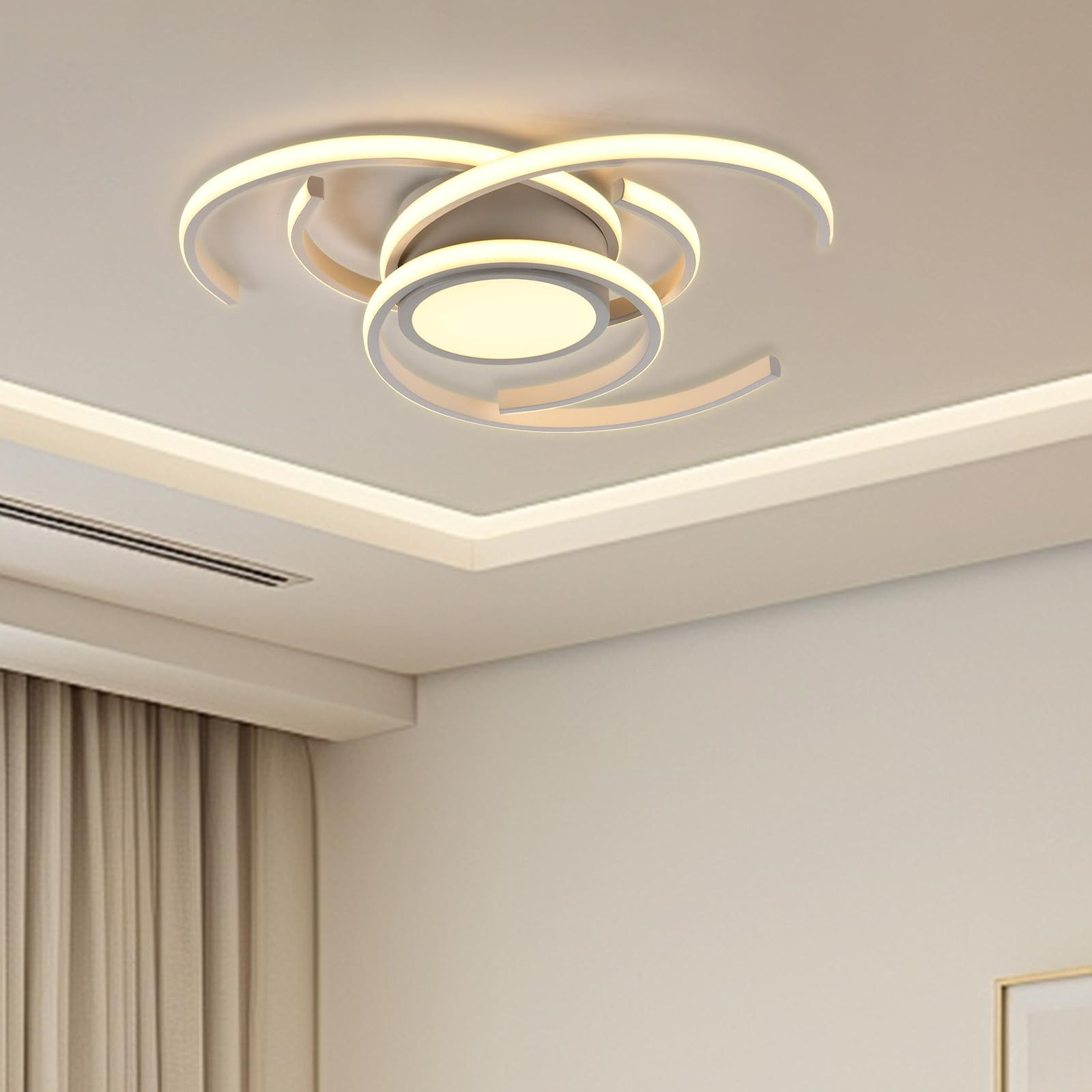 LQWELL Deckenleuchte LED Deckenlampe, 33W 3000K günstig online kaufen