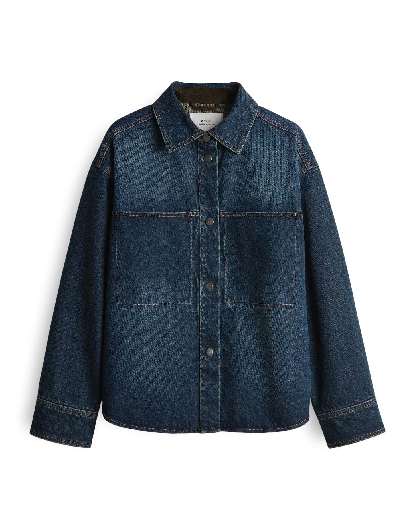 OPUS Jeansblazer JASPA mit Corddetails überschnittene günstig online kaufen