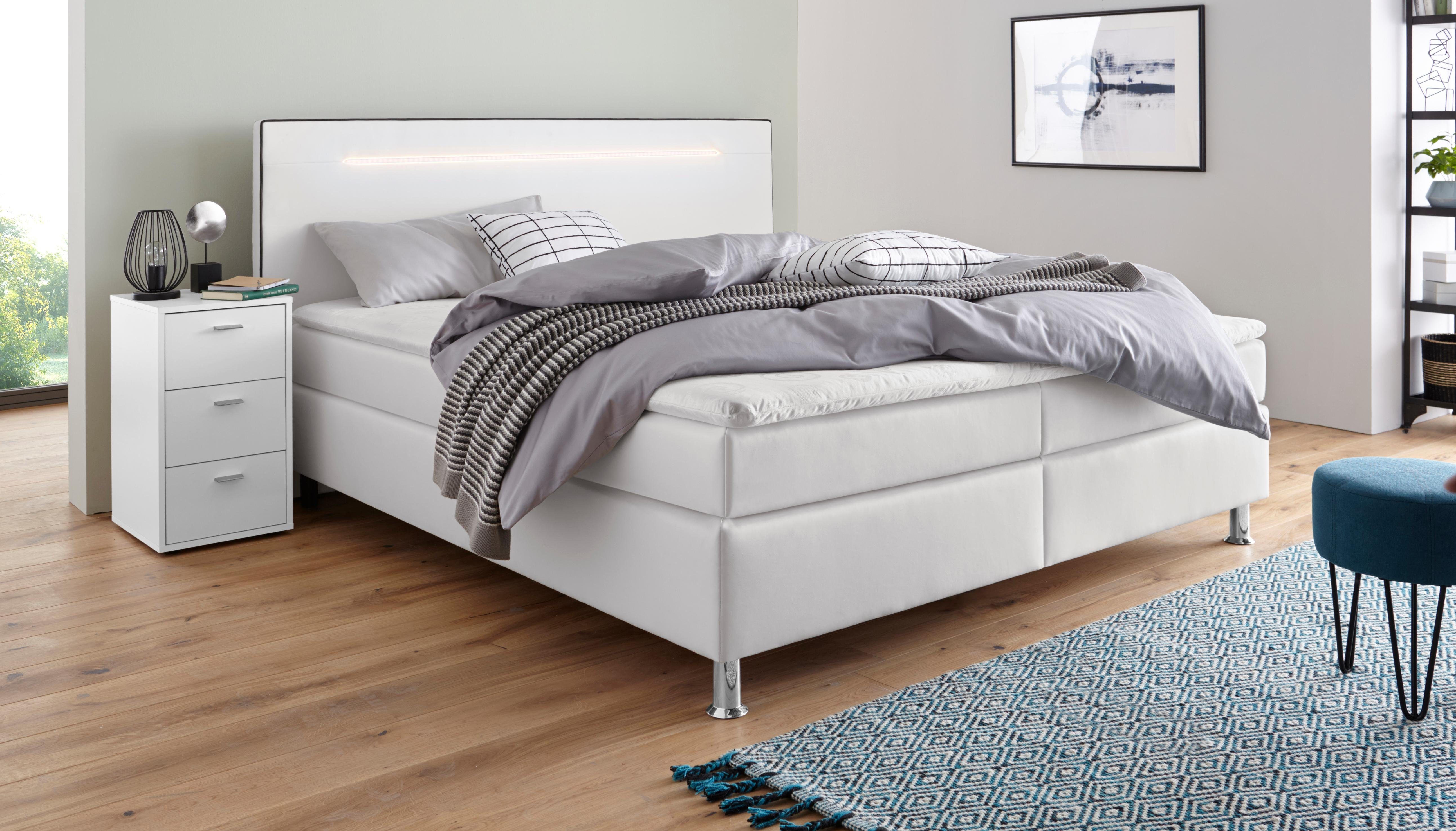 COLLECTION AB Boxspringbett London, inklusive Topper günstig online kaufen