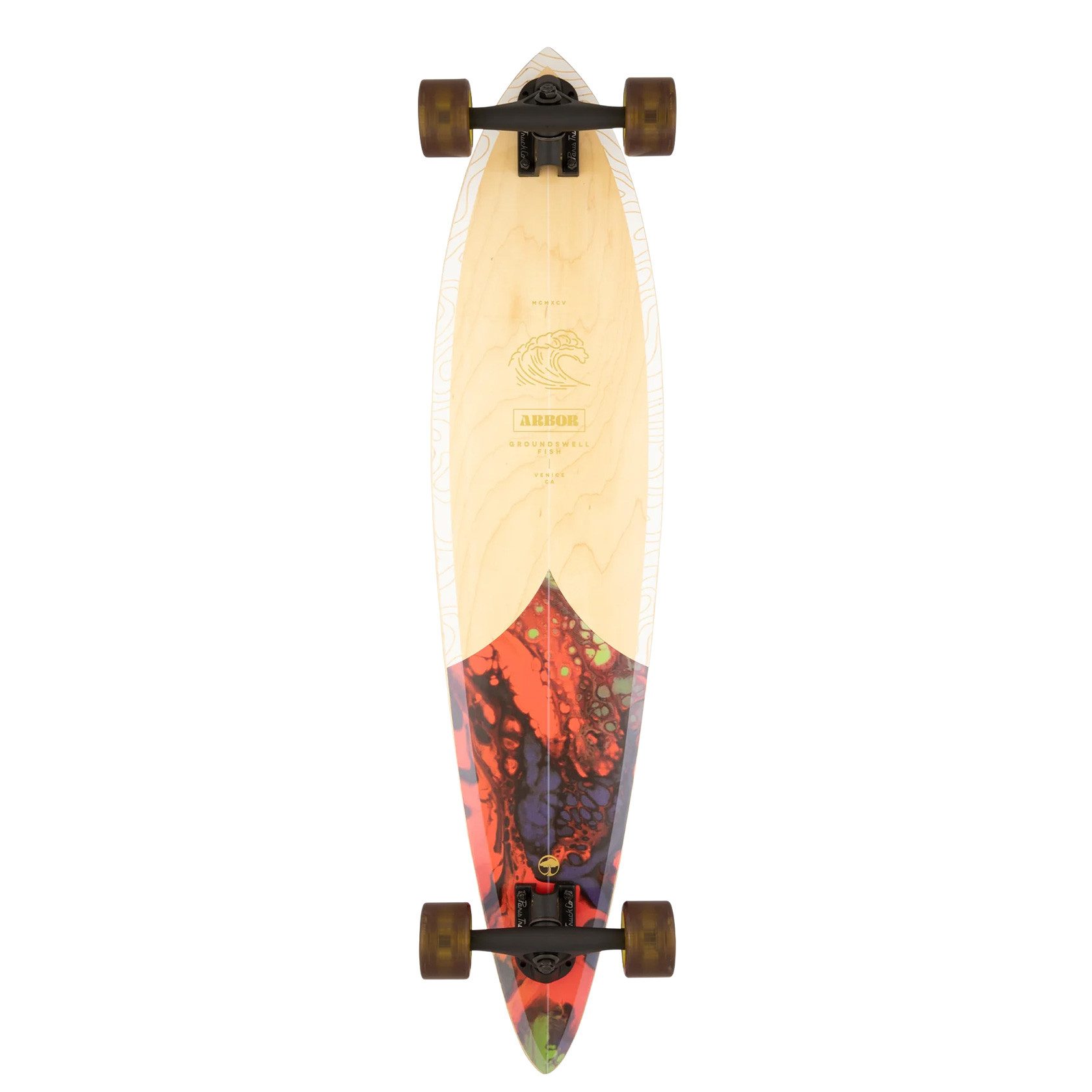 Arbor Collective Longboard Groundswell Fish 37", aus der Groundswell Serie von 2023