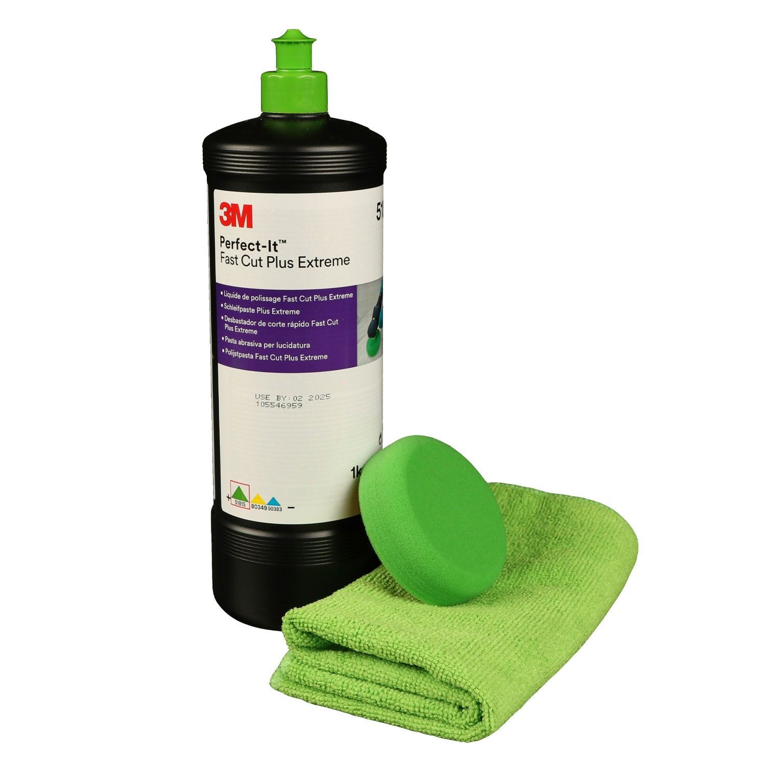 3M Deuschland GmbH 3M Perfect-It Fast Cut Schleifpaste Plus Extrem 51815 im Set Lackpolitur