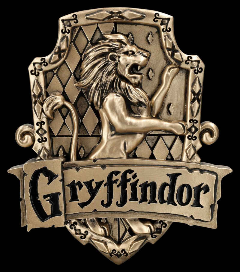 Figuren Shop GmbH Wanddekoobjekt Wandrelief Harry Potter - Gryffindor Wappen - Fantasy Wanddeko