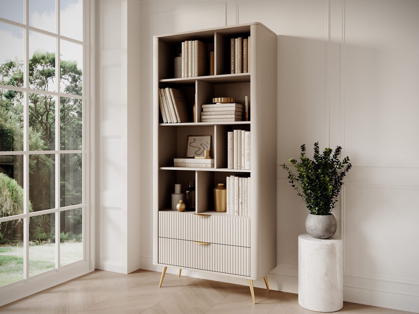 Compleo Bücherregal mit 2 Schubladen auf günstig online kaufen
