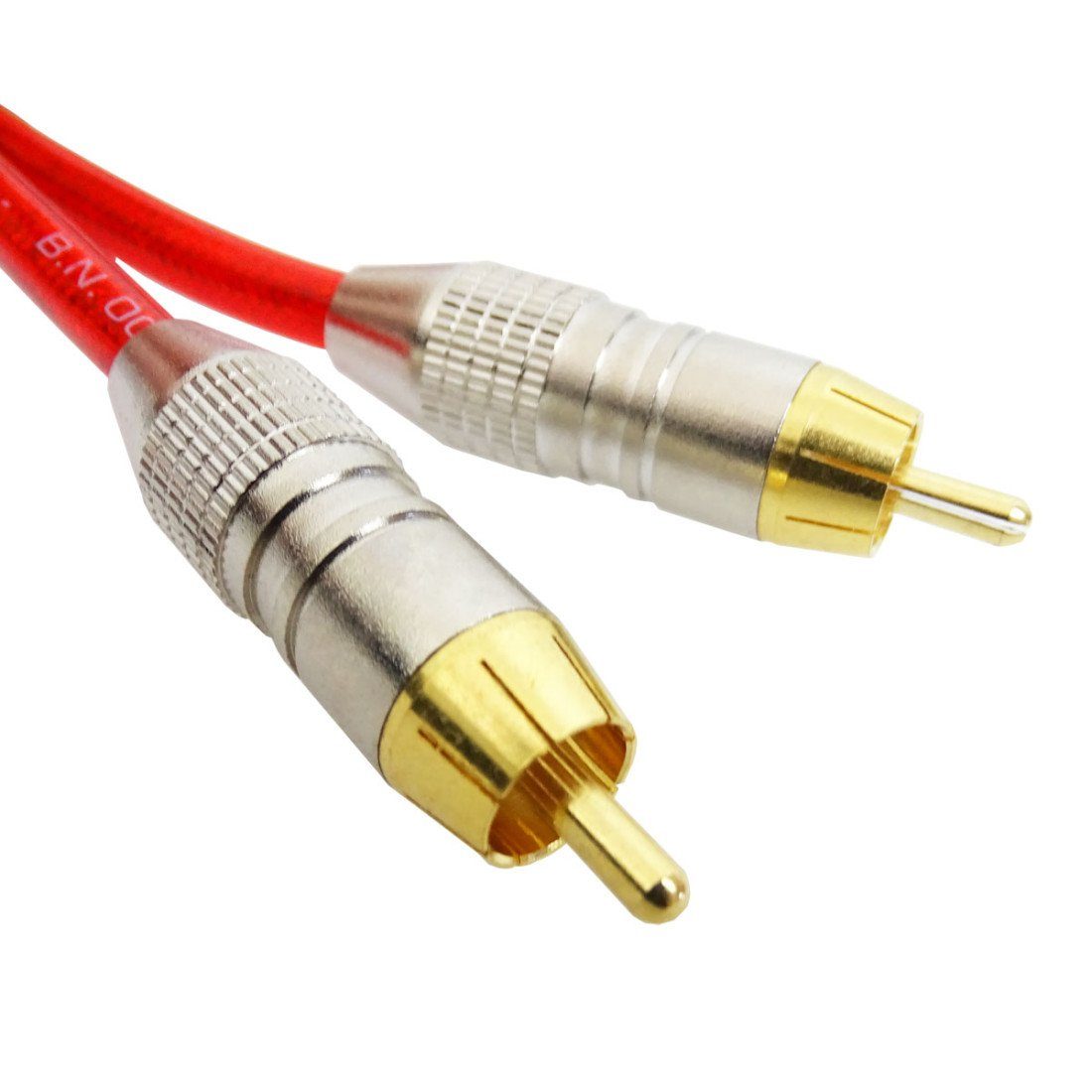 RØDE Rode Cinch-Kabel RCA Kabel 2x Stecker Rot 3m Audio-Kabel