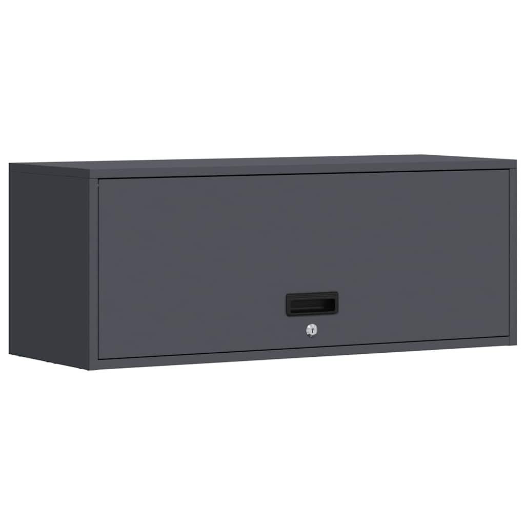 vidaXL Hängeschrank 90 x 33 x 35 cm Hängeschrank Wandschrank für die Garage mit Gasdruckli