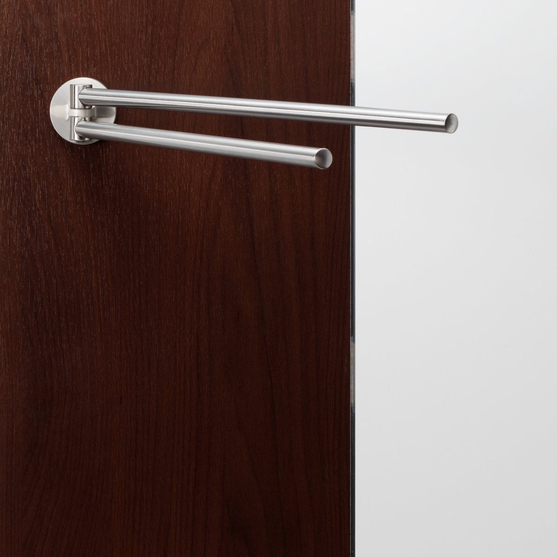 FACKELMANN Handtuchstange Doppel-Handtuchstange FUSION, zweiarmiger Handtuc günstig online kaufen