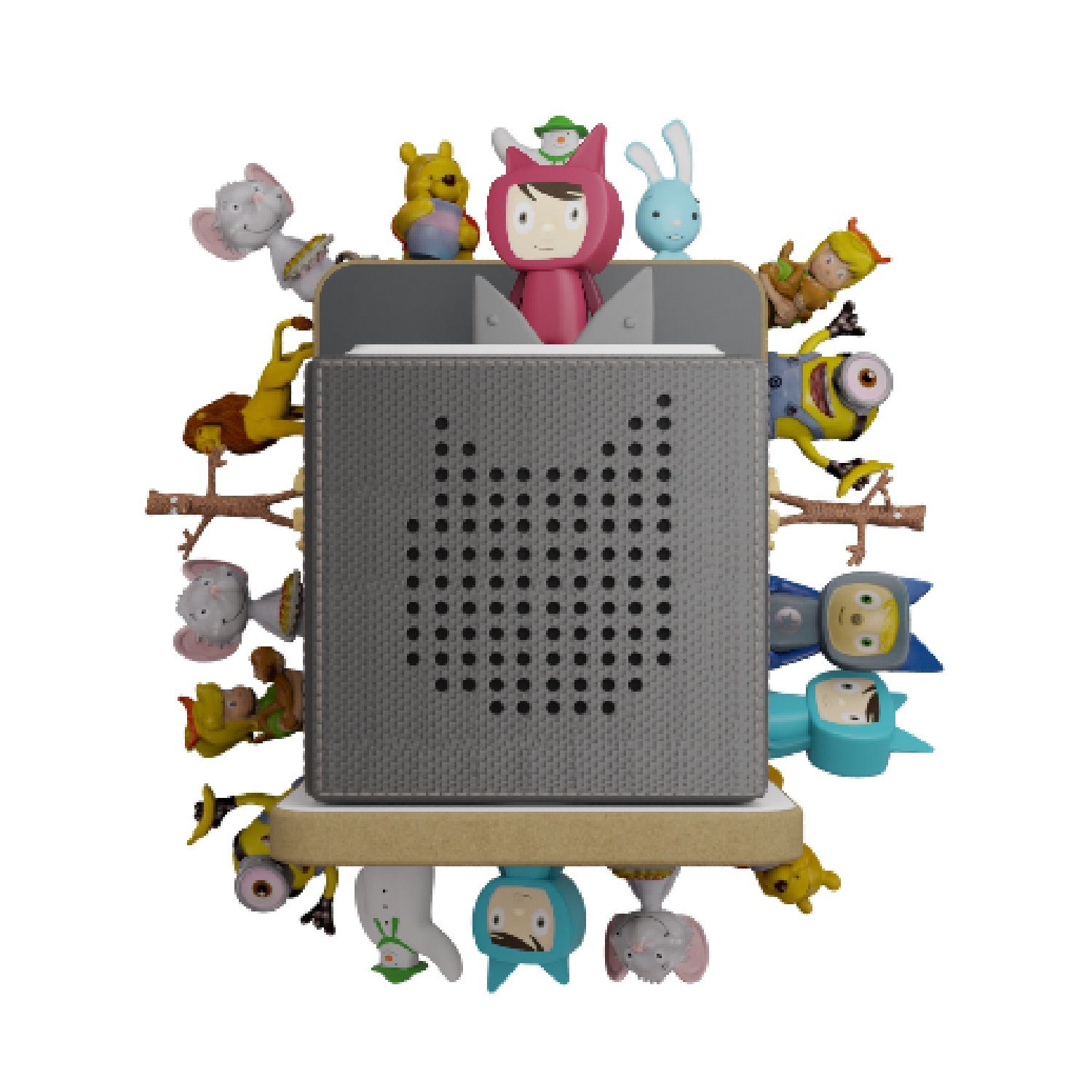Holzura Kinderregal Holzura Regal für Toniebox Tonieregal für Toniefiguren günstig online kaufen