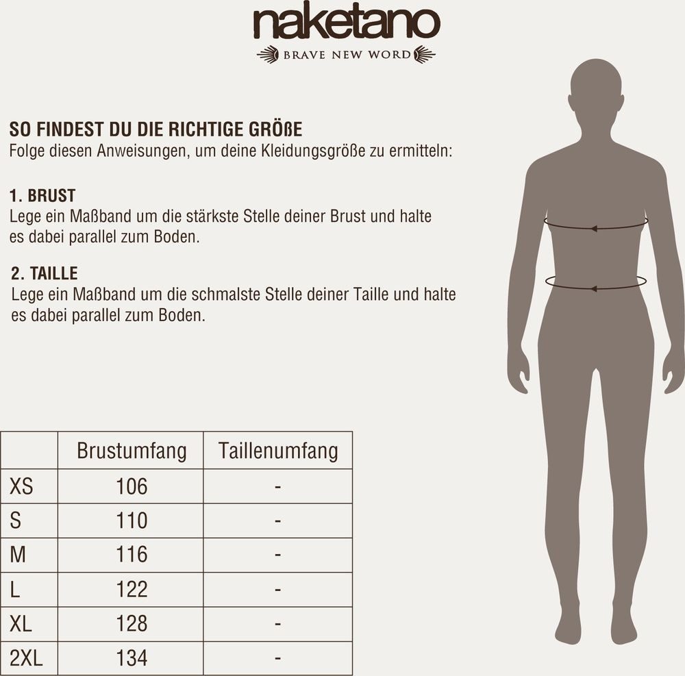 naketano Rundhalspullover Krokettenhorst