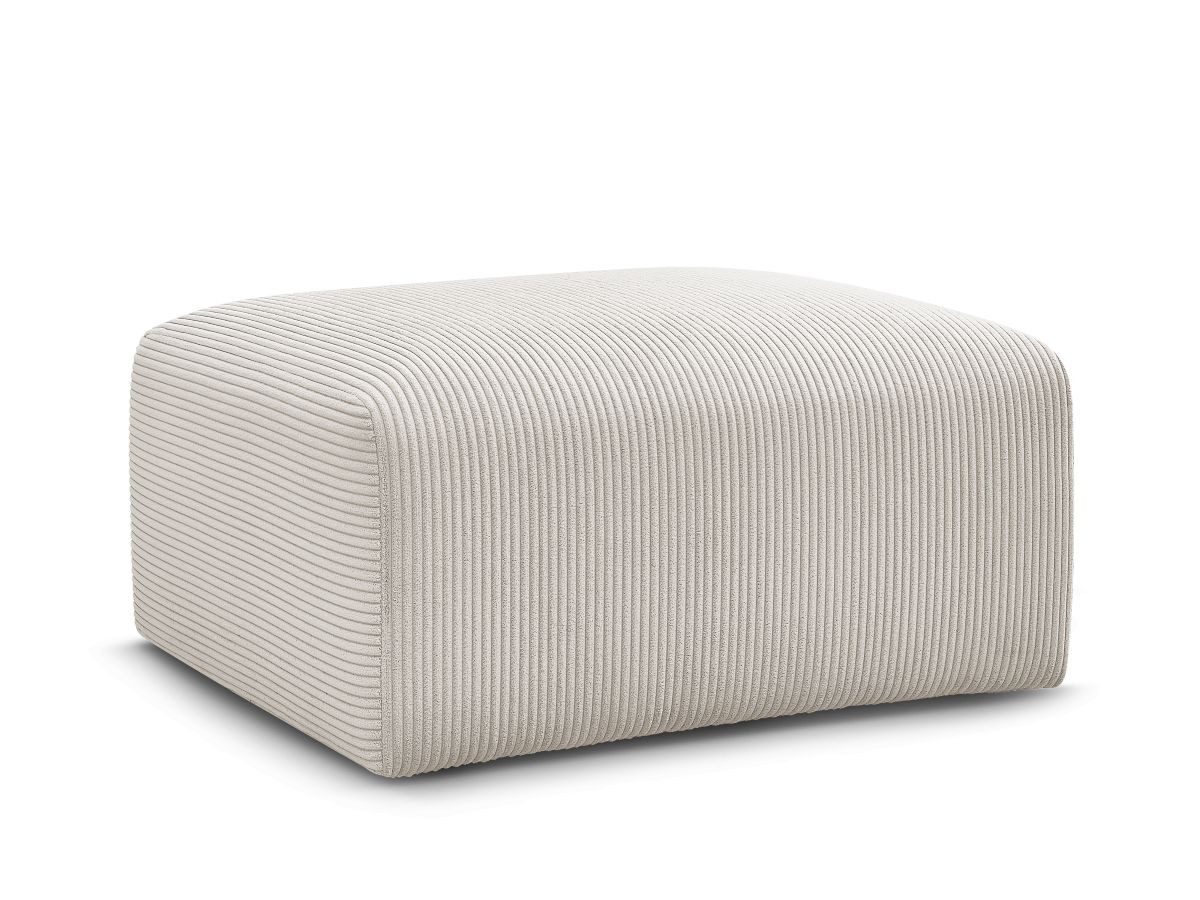 Bobochic Paris Pouf Tina, Pouf-Modul, 90x70 cm, 2 Zierkissen