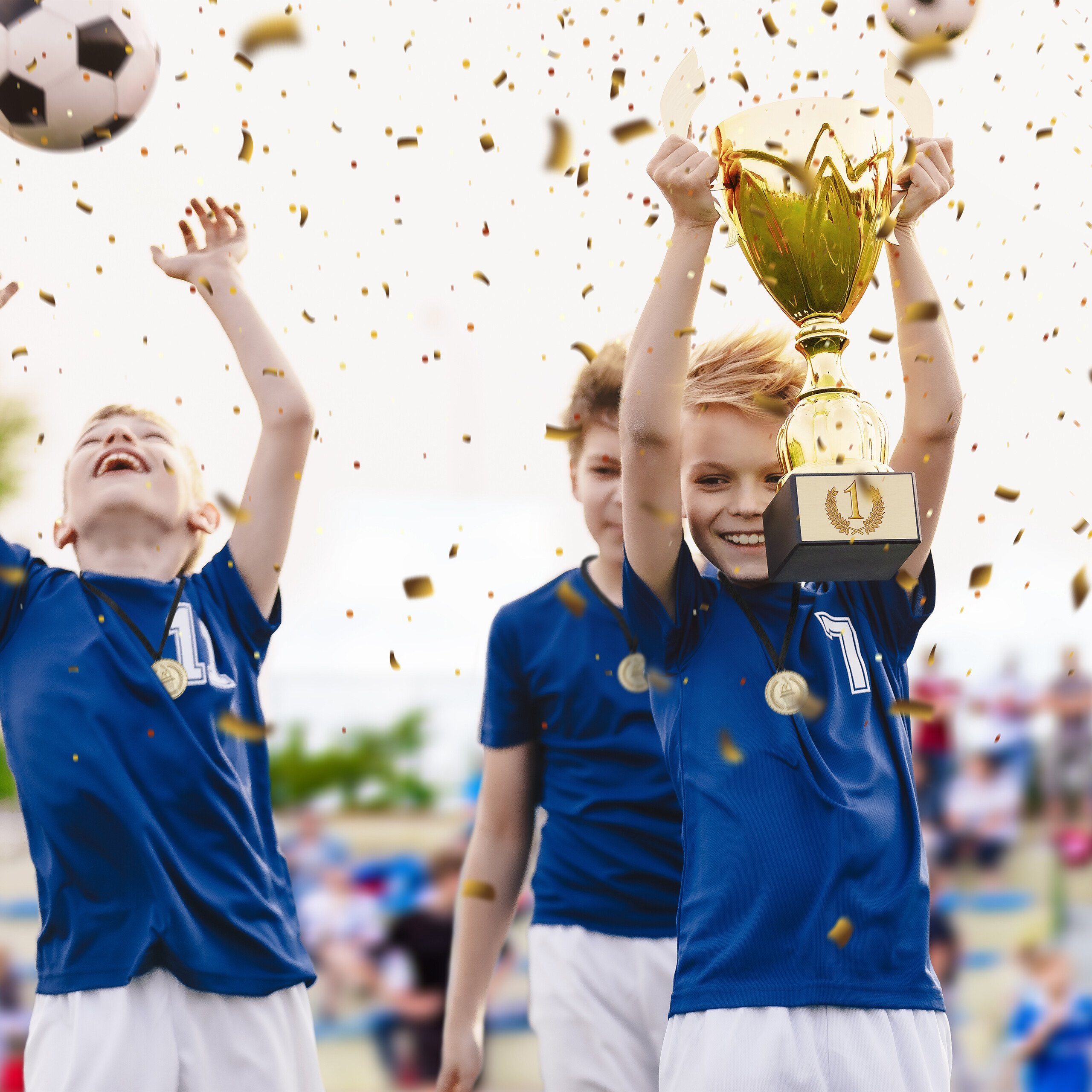 Set 12er relaxdays Kinder für Gold Dekoobjekt Medaille