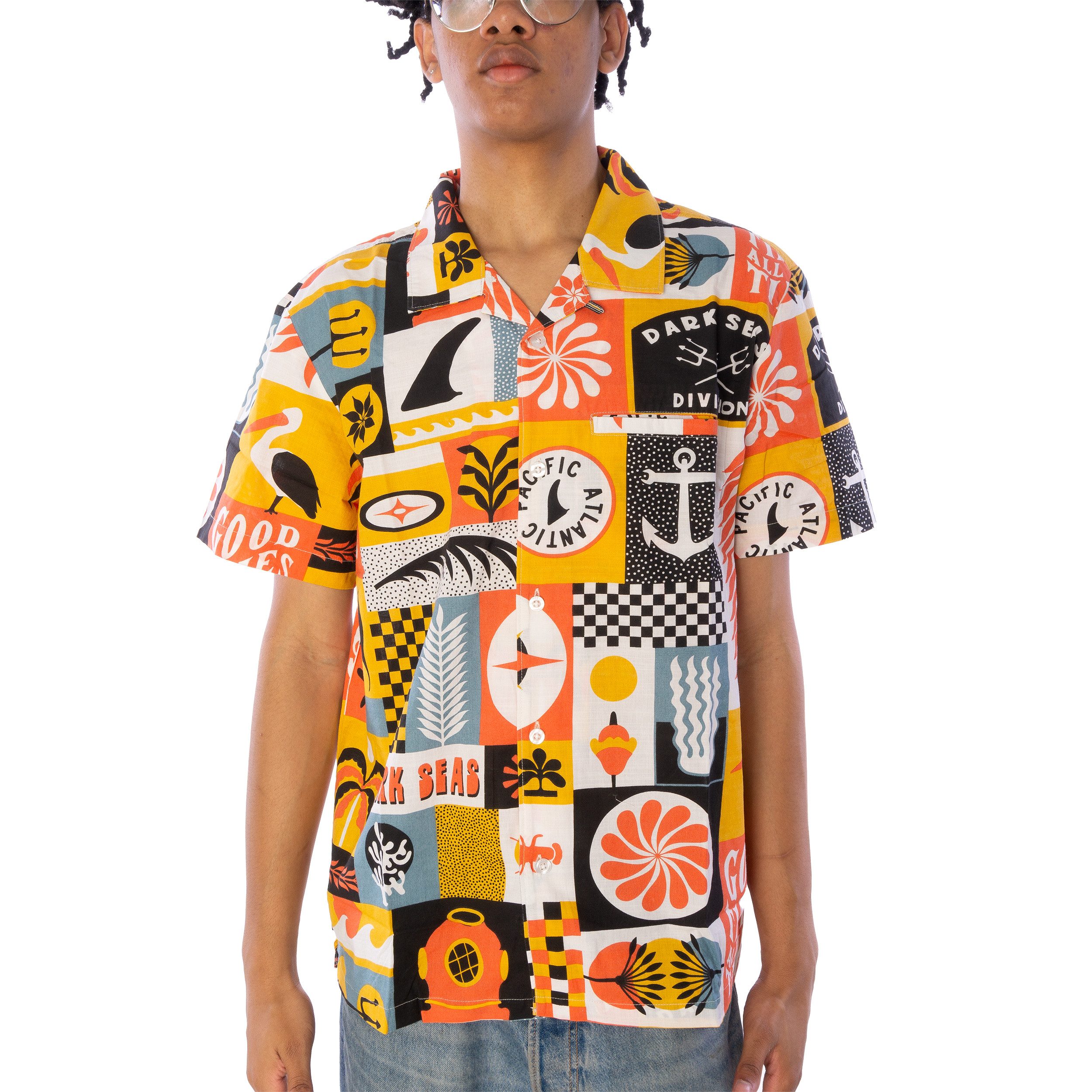 DARK SEAS DIVISION Kurzarmhemd Hemd Dark Seas Sight