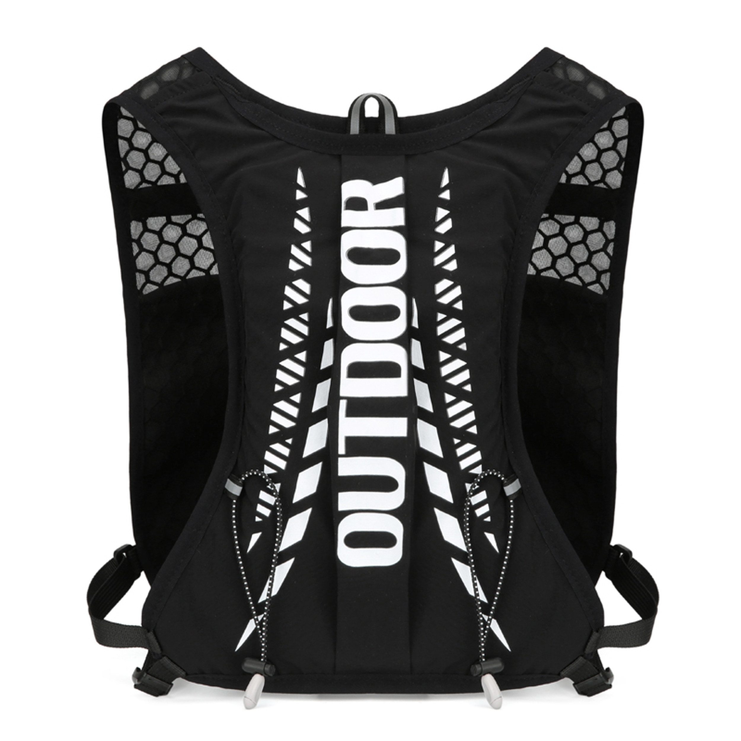 Maity Trinkrucksack 5L Laufweste Ultraleicht Wasserdicht Atmungsaktiv mit Reflektoren, Reflektierendes Design und ultraleicht