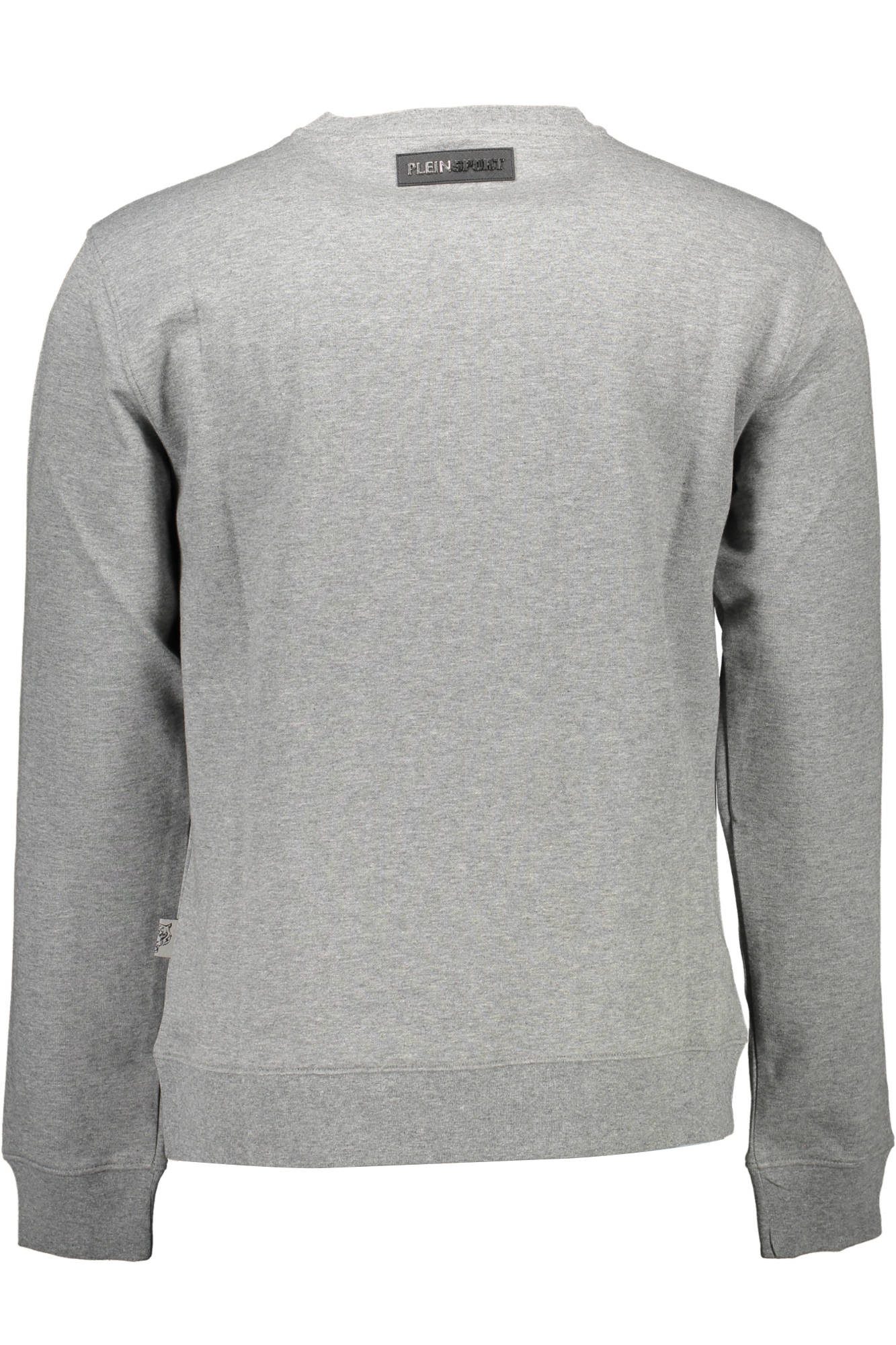 PLEIN SPORT Sweatshirt Graues Herren-Sweatshirt - Langarm