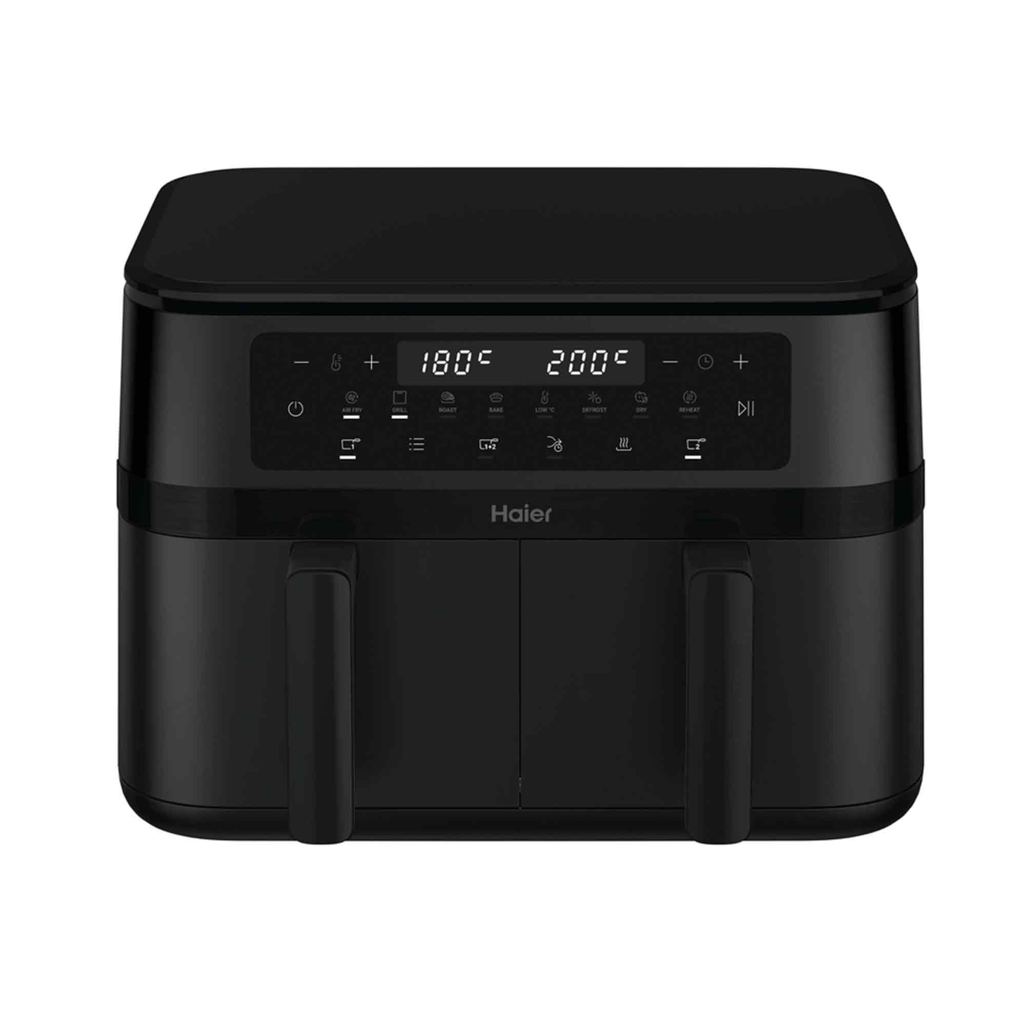 Haier Heißluftfritteuse HAF3AD 011, 1400 W, XXL, 8 Zubereitungsfunktionen, Warmhaltefunktion, hOn-App
