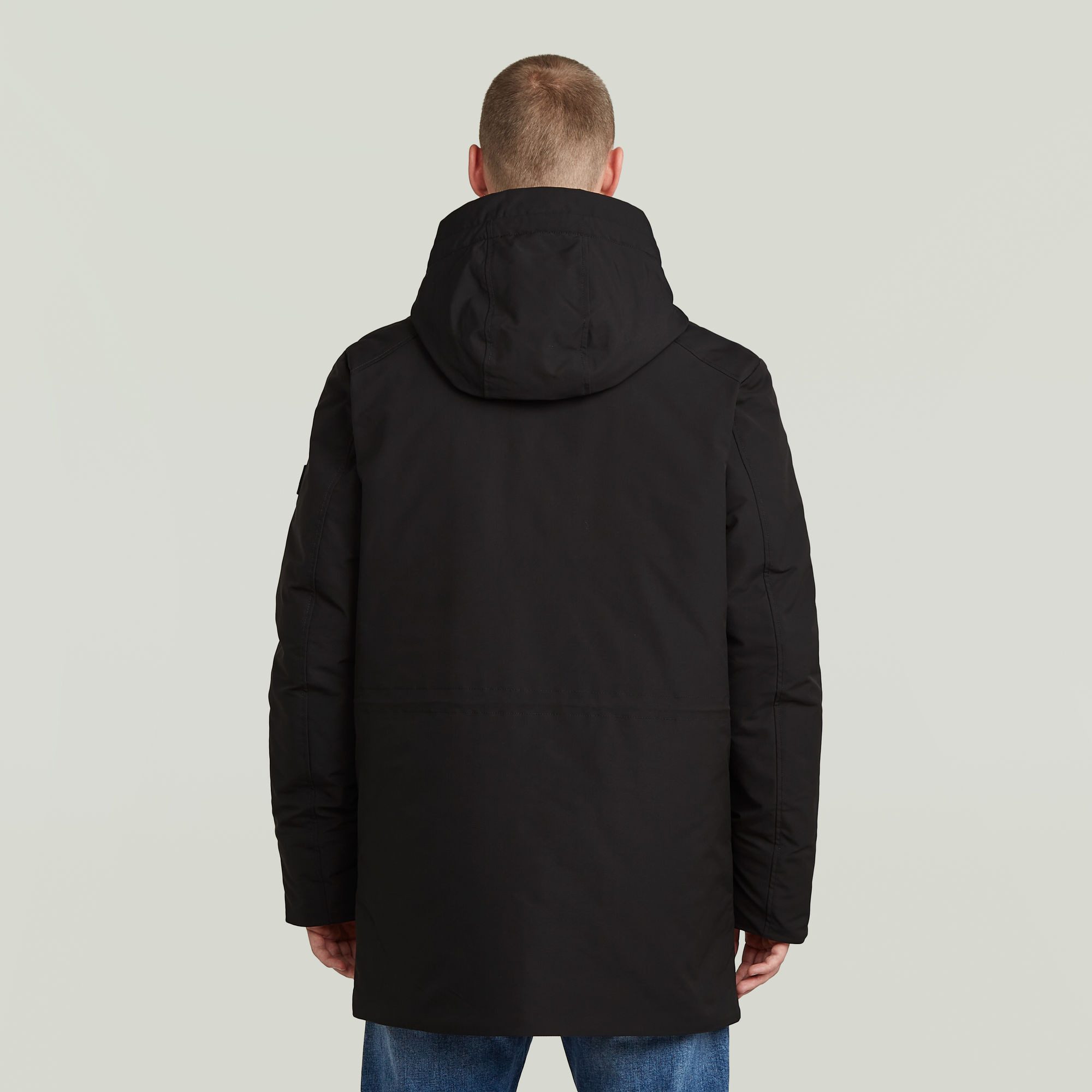 G-STAR Parka Clean Vodan Padded Hooded mit Kapuze, Regular Fit