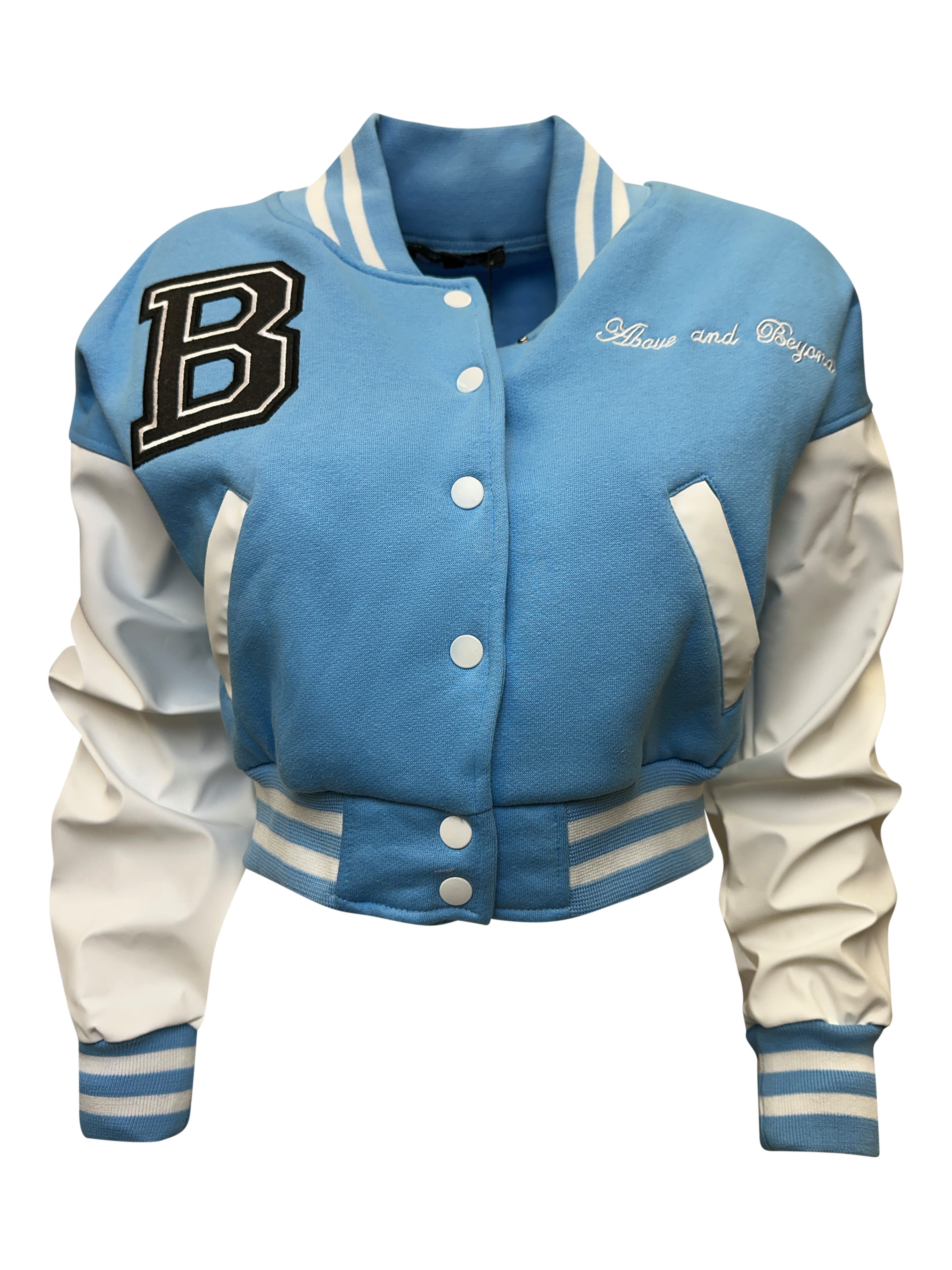 Worldclassca Collegejacke Worldclassca Damen Crop Collegejacke Übergangsjacke Bomberjacke
