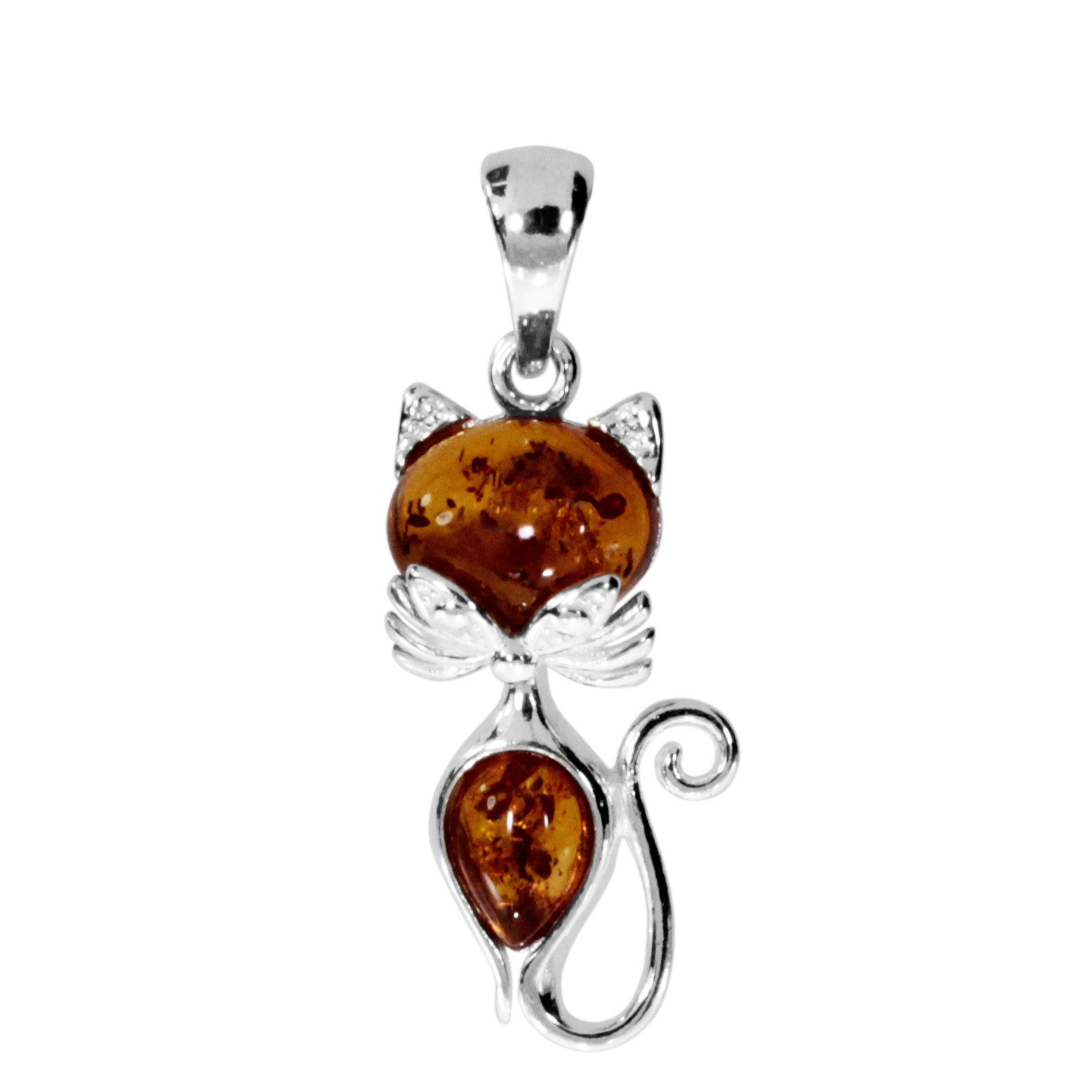 OSTSEE-SCHMUCK Kettenanhänger Ostsee-Schmuck Anhänger Katze Anhänger Katze günstig online kaufen