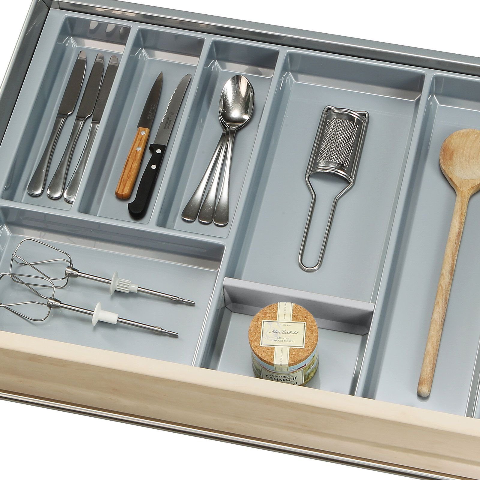 SO-TECH® Besteckeinsatz ORGA-BOX VI für Nobilia ab 2013, Pronorm und Brigitte Küchen, für Korpusbreite 300 mm
