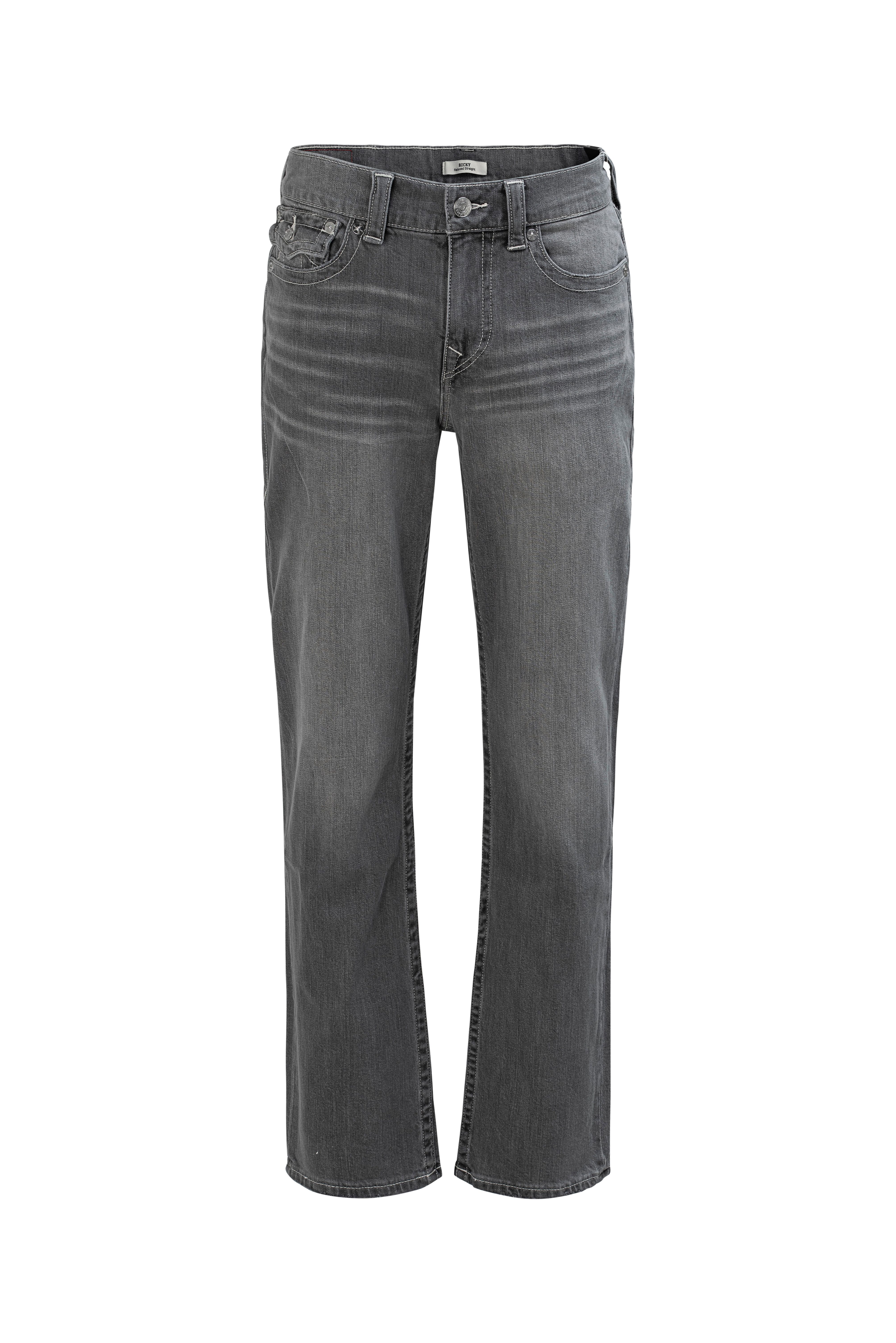 True Religion Straight-Jeans RICKY SN FLAP Baumwollmischung, straight fit
