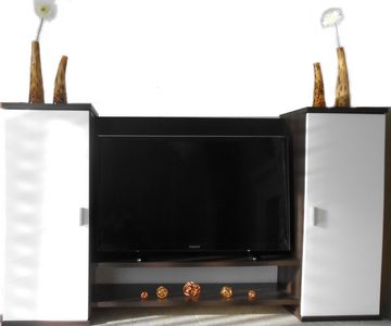 Posseik Möbel TV-Wand Designer Wohnzimmer TV-Anbauwand Medienwand Fernsehwand Fernsehschrank Wohnwand