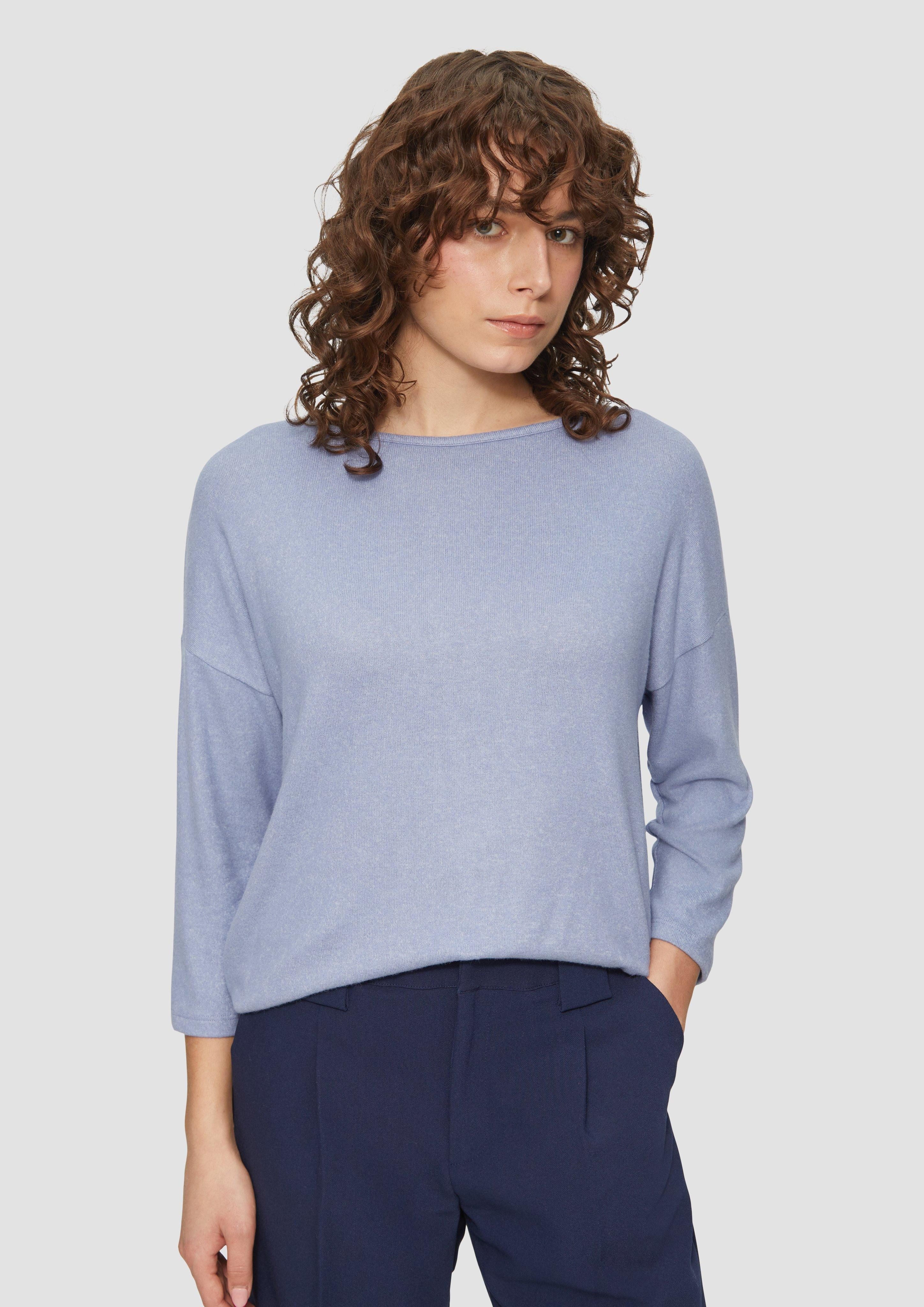 QS 3/4-Arm-Shirt Weiches Shirt aus Viskosemix günstig online kaufen