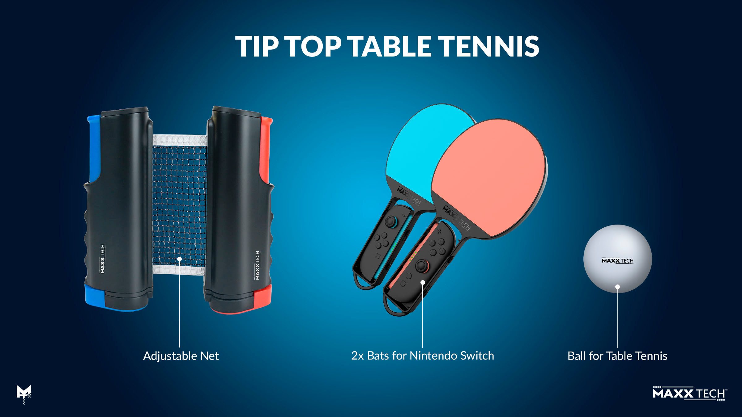 Maxx Tech Tip Top Table Tennis Nintendo Switch 2