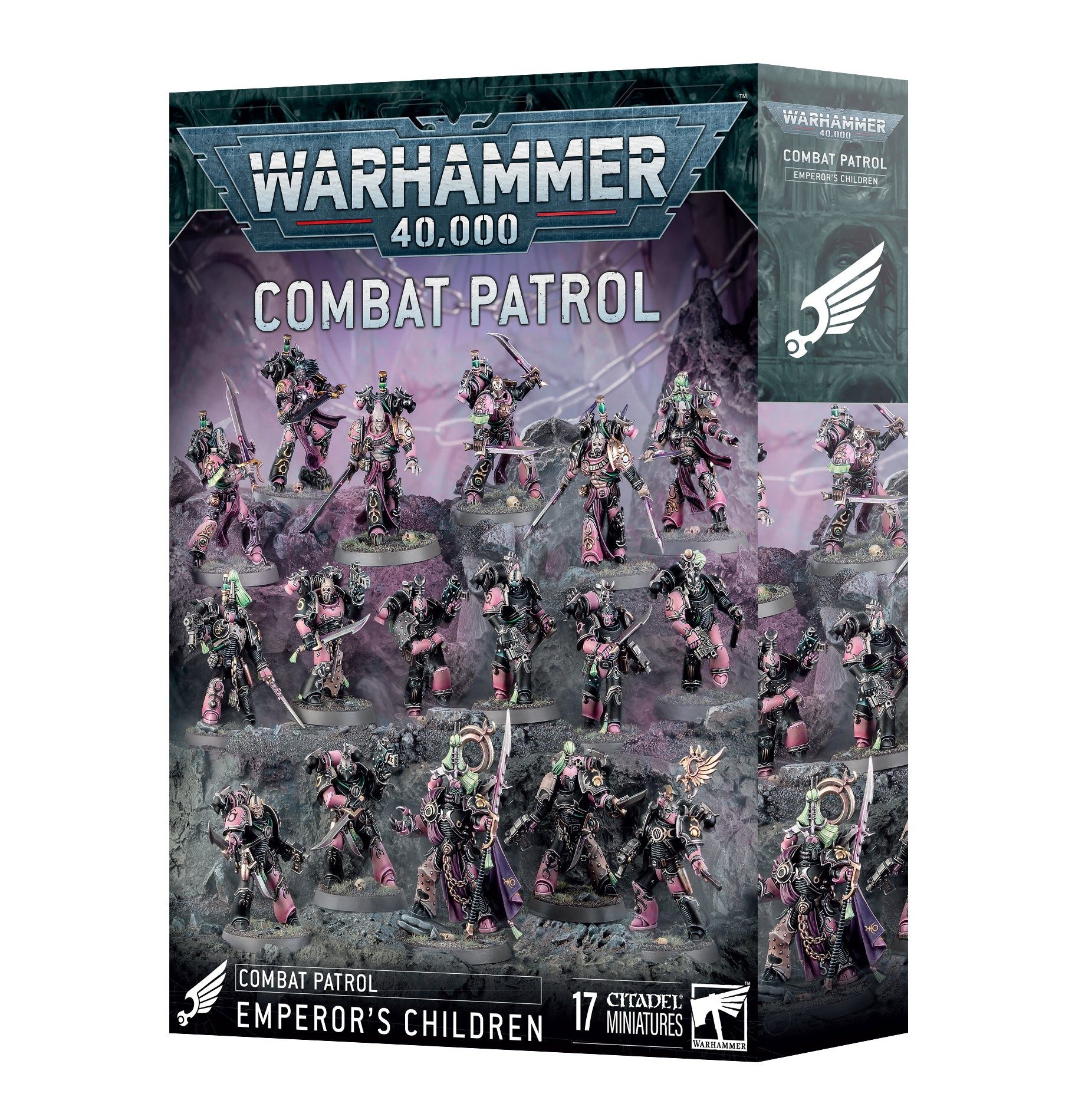 Games Workshop Spielfigur Warhammer 40.000 Emperor's Children Combat Patrol günstig online kaufen