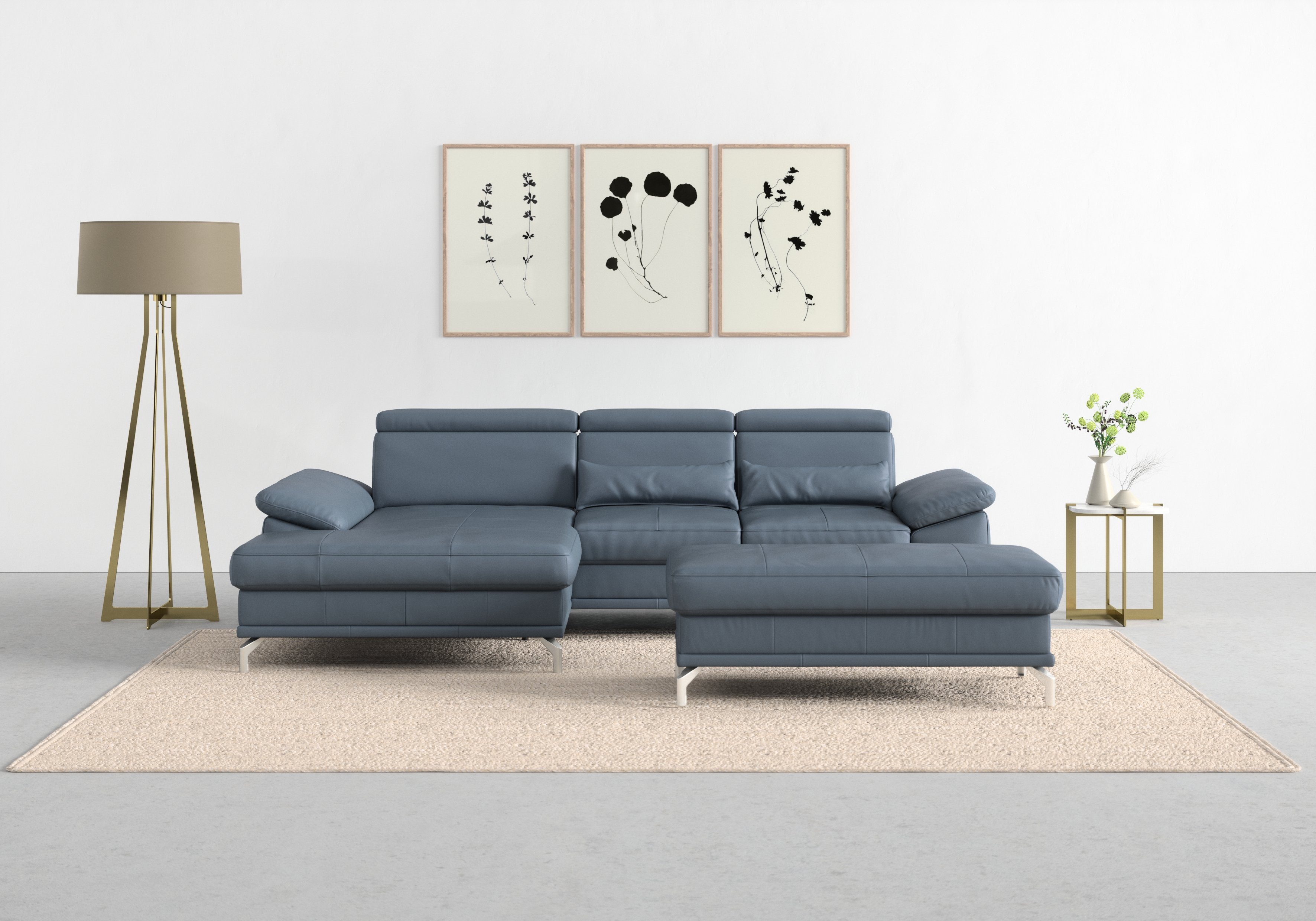 sit&more Ecksofa Cabrio L-Form, mit Sitztiefenverstellung, günstig online kaufen
