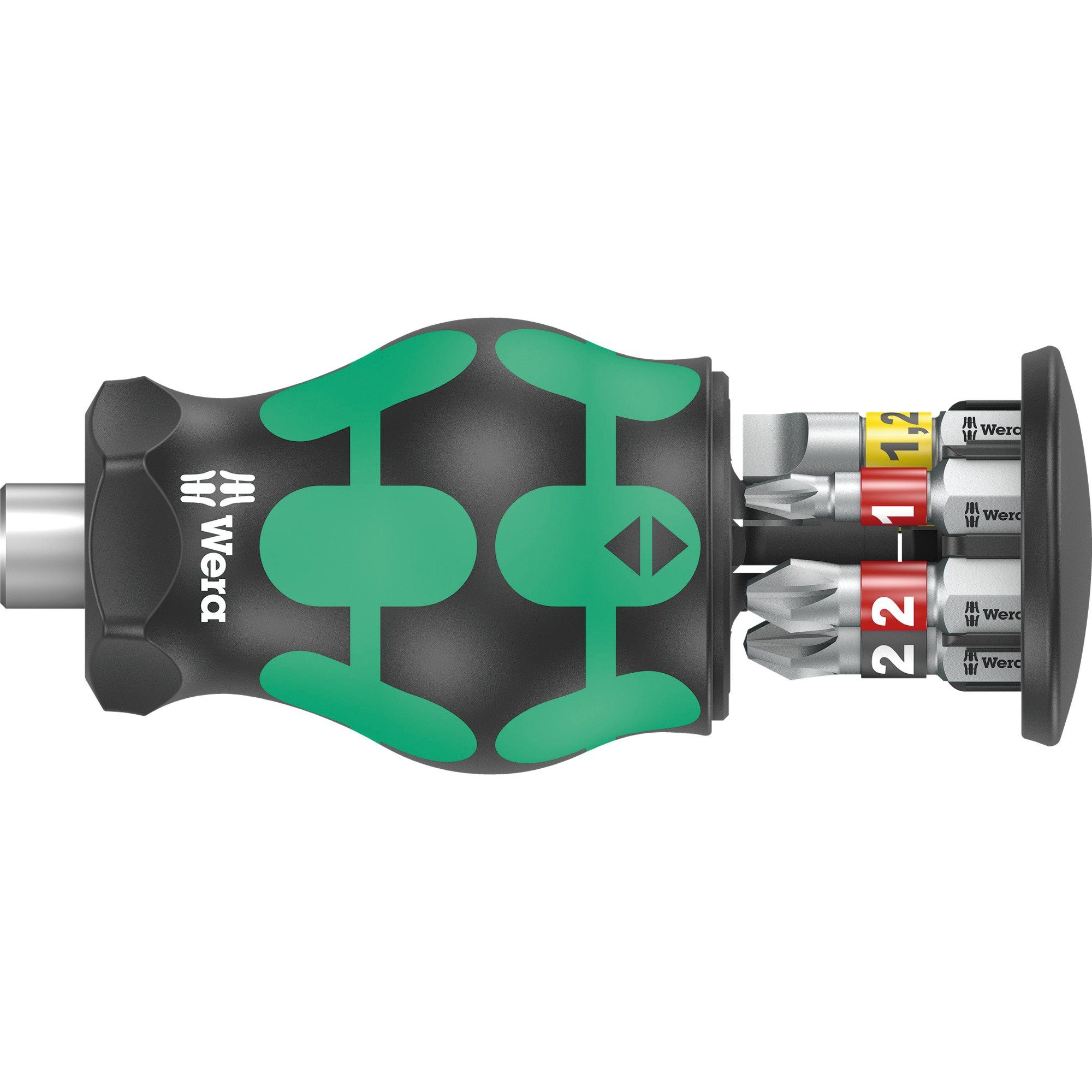 Schraubendreher Wera Kraftform Kompakt Stubby Magazin 2 Bit-Satz