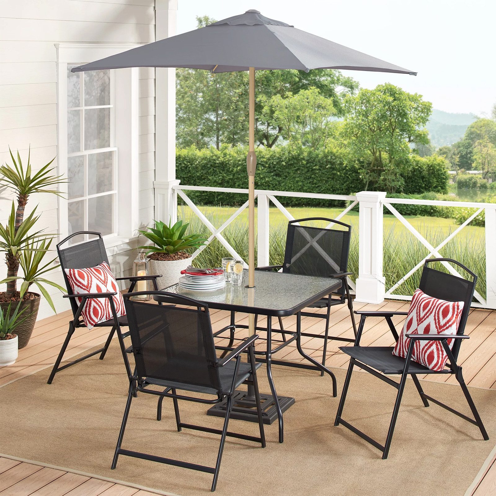 Sekey Sonnenschirm 210 x 140cm Aluminium Balkonschirm Rechteckig in Holzopt günstig online kaufen