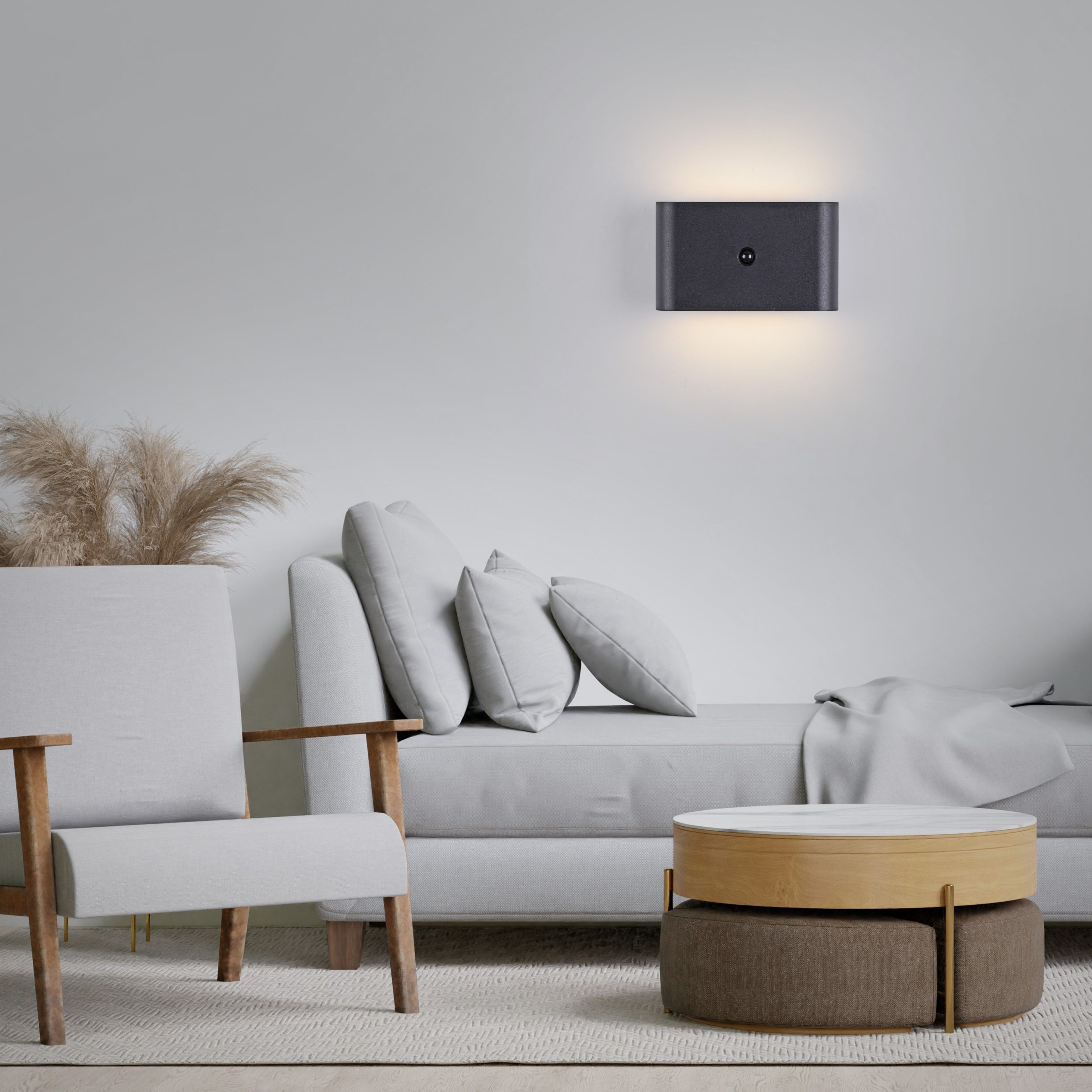 JUST LIGHT LED Wandleuchte AKKU ZIDDY, Bewegungsmelder, LED fest integriert günstig online kaufen