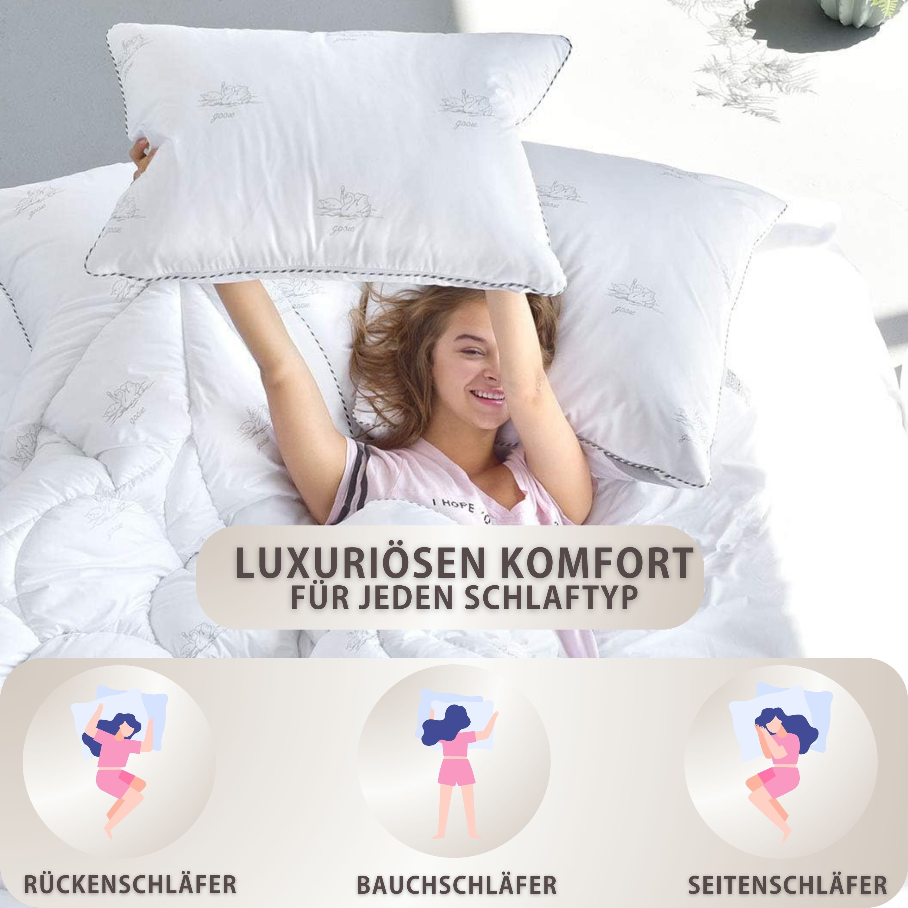 SEI Design Kopfkissen Kopfkissen Kissen Mirkofaser günstig online kaufen