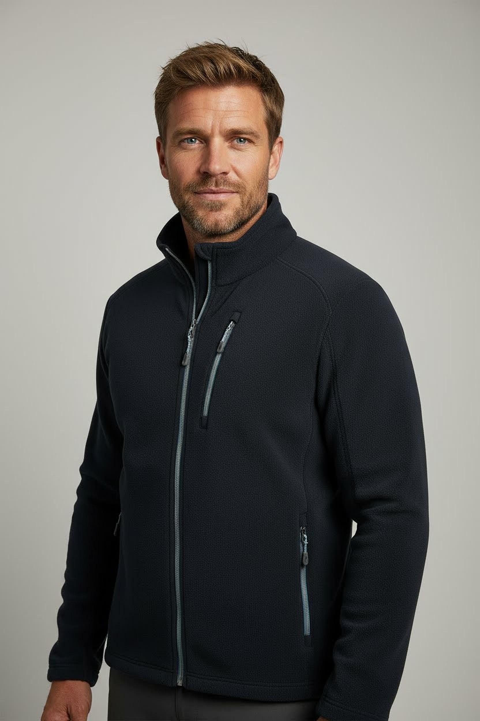 Killtec Fleecejacke KOW 84 MN FLC JCKT mit hohem Stehkragen, atmungsaktiv, aus Polyester