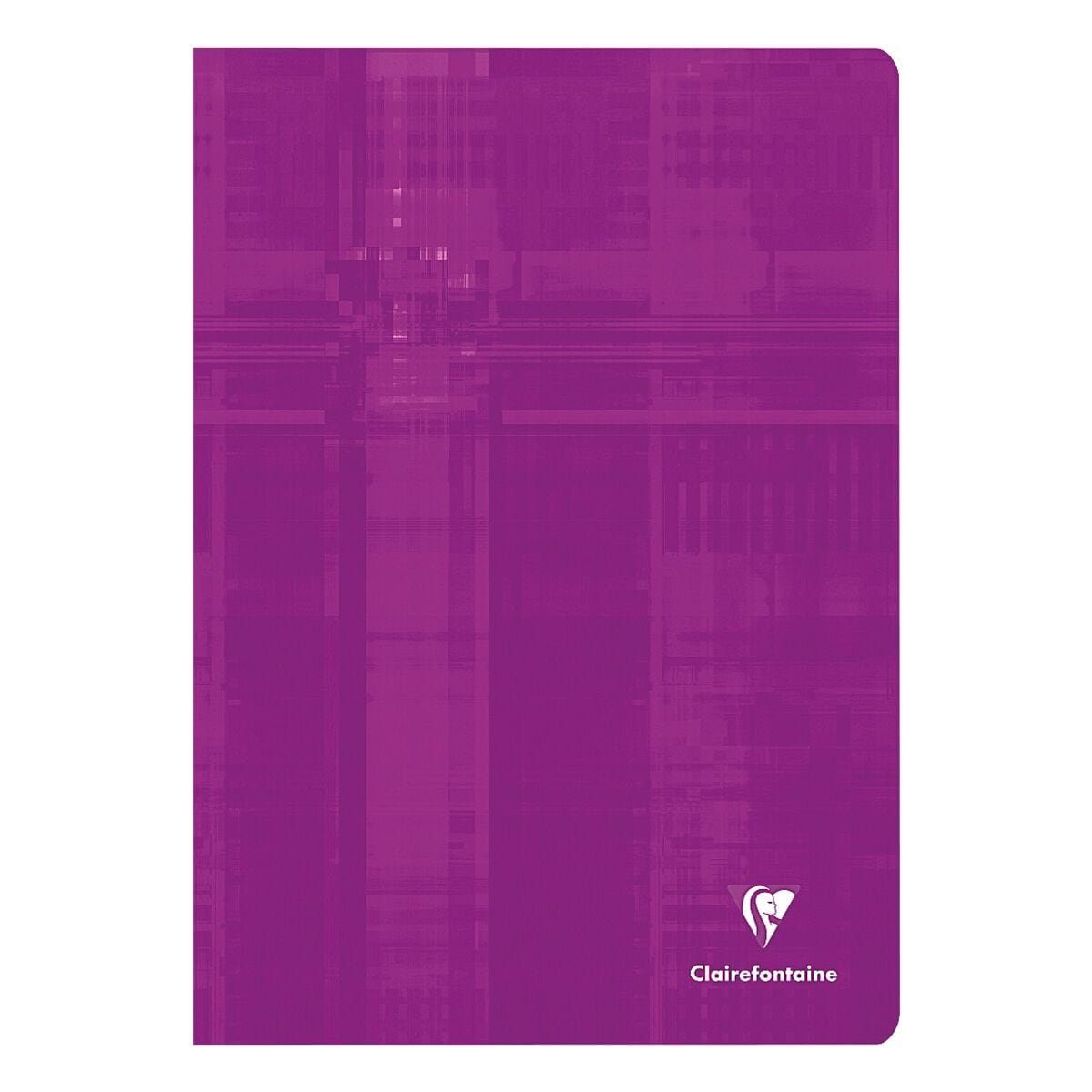 CLAIREFONTAINE Schulheft Matris, A4, liniert, holzfrei, satiniert und schneeweiß, ungelocht, 80 Blatt