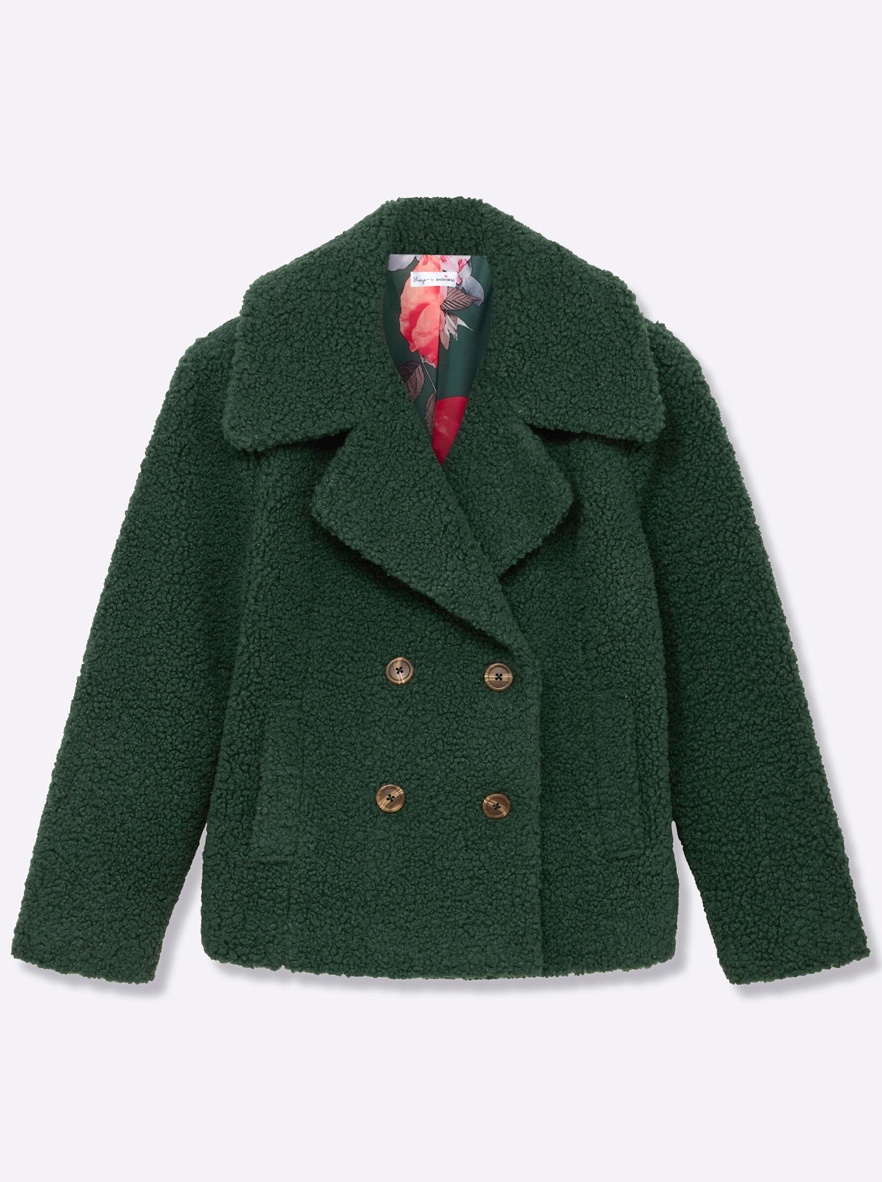 sheego by Joe Browns Allwetterjacke Teddy-Jacke Langarm