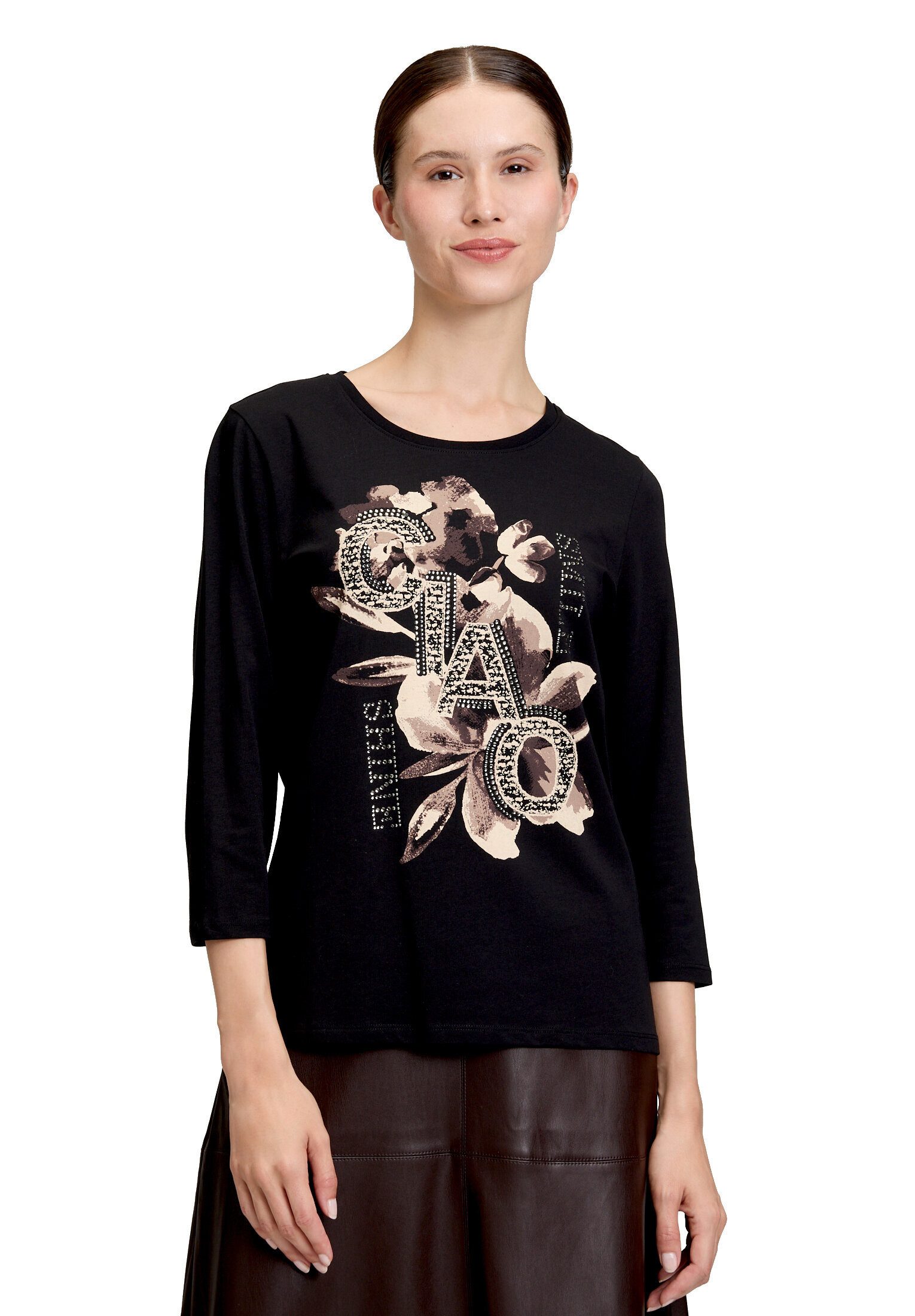 Betty Barclay 3/4-Arm-Shirt Damen mit Placement (1-tlg)