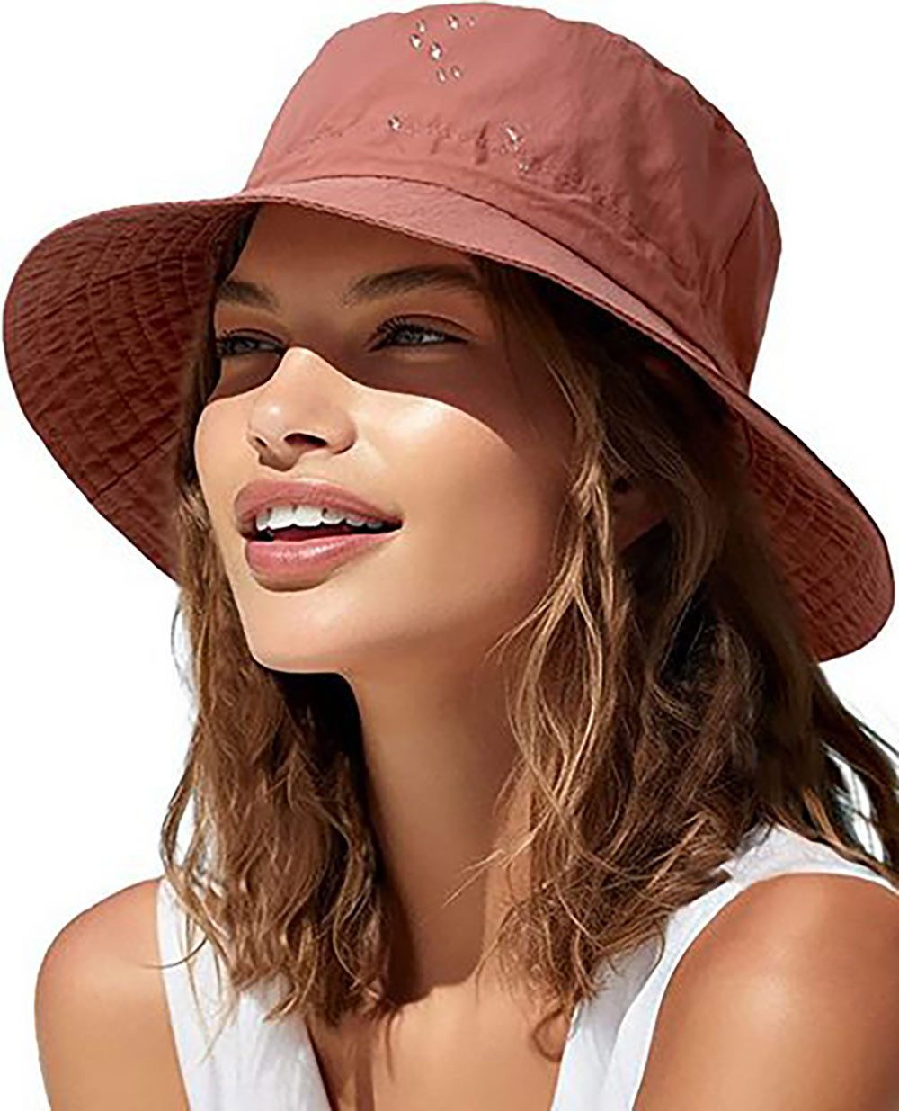 Fivejoy Fischerhut Fischerhut Unisex Fischerhut Damen Herren Anglerhut (1-St., Schnell Trocken Bucket Hat) Tragbar Faltbar Sonnenhut