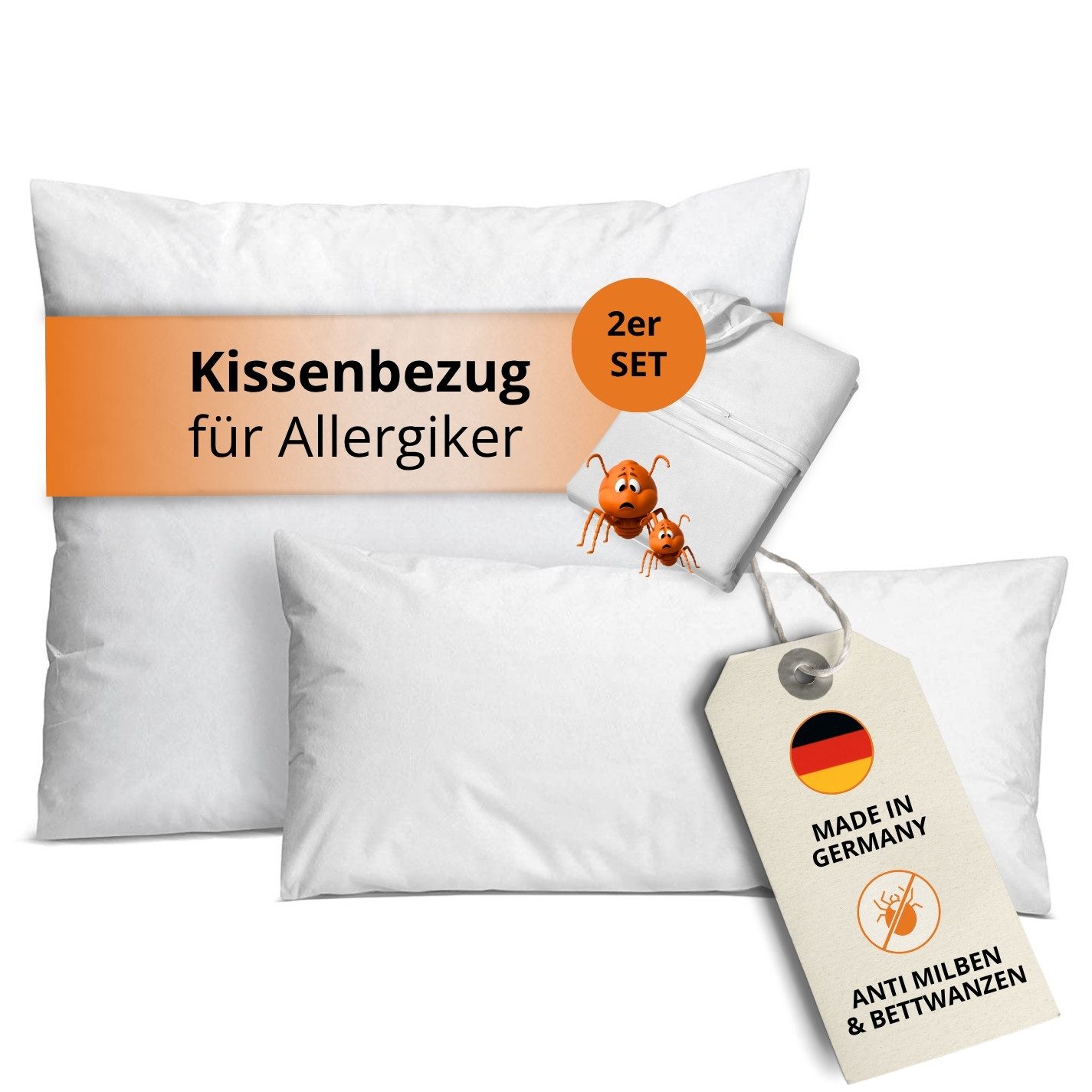 sleepling Kissenbezug Evolon Encasing Kopfkissen, (2 günstig online kaufen