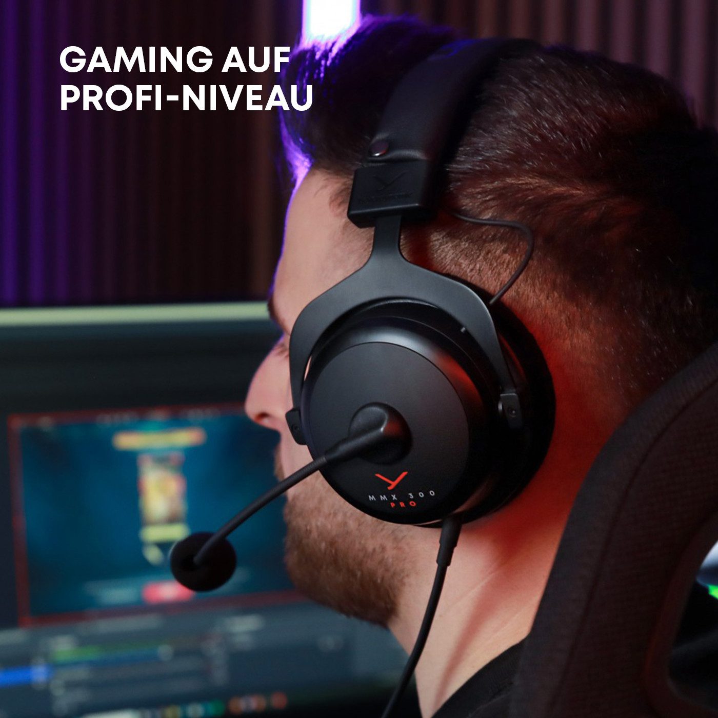 beyerdynamic MMX 300 PRO Gaming-Headset (geschlossene Bauweise, Made in Germany)