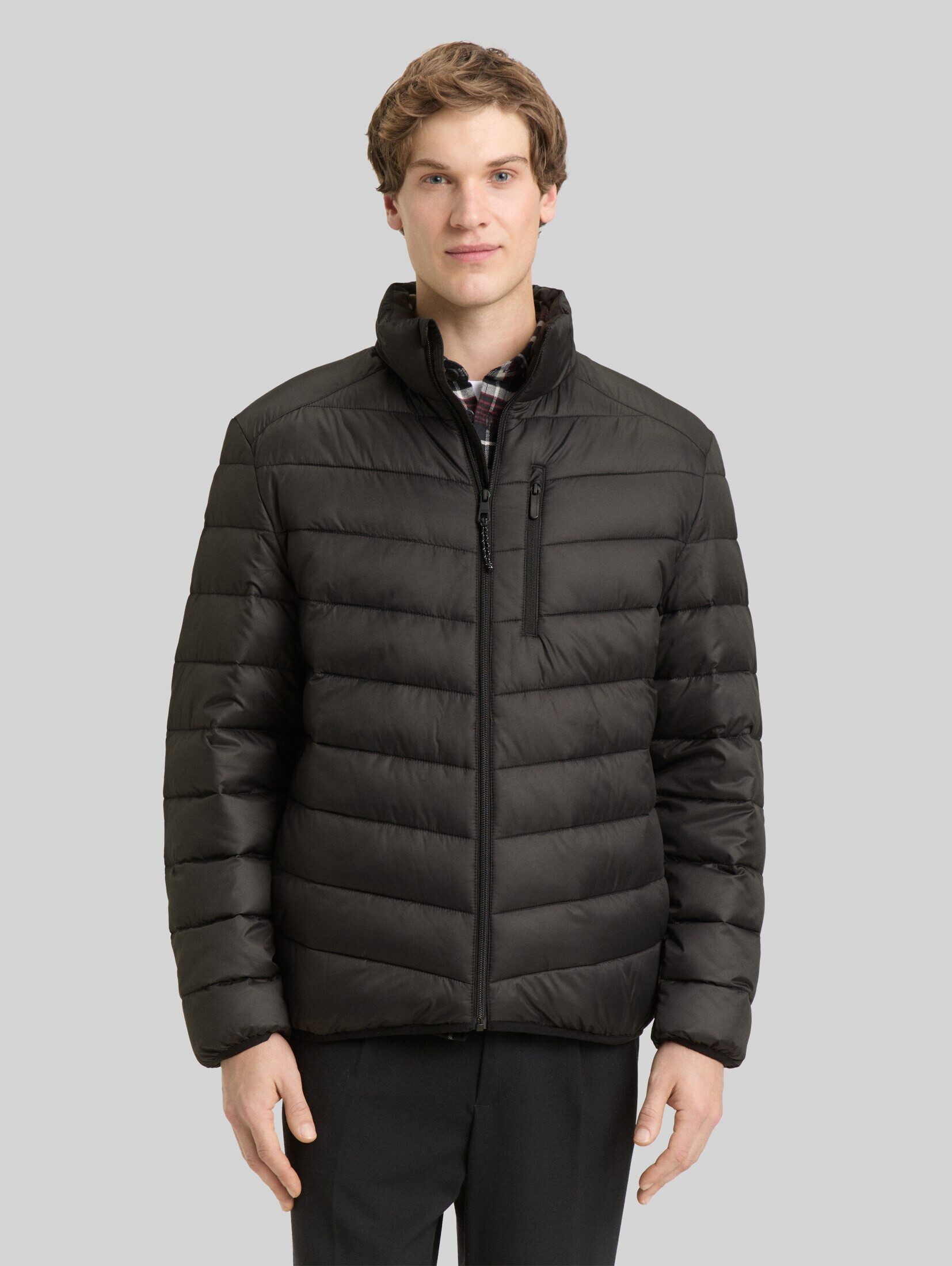 TOM TAILOR Denim Winterjacke Jacken Lightweight Steppjacke mit Stehkragen