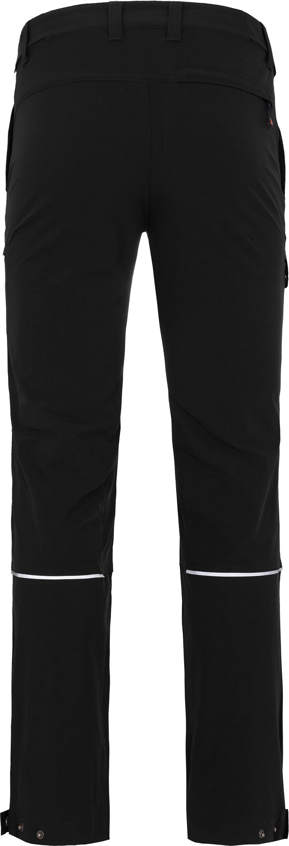 Bergson Outdoorhose BOGONG Herren Wanderhose, vielseitig, viele Taschen, Langgrößen, schwarz