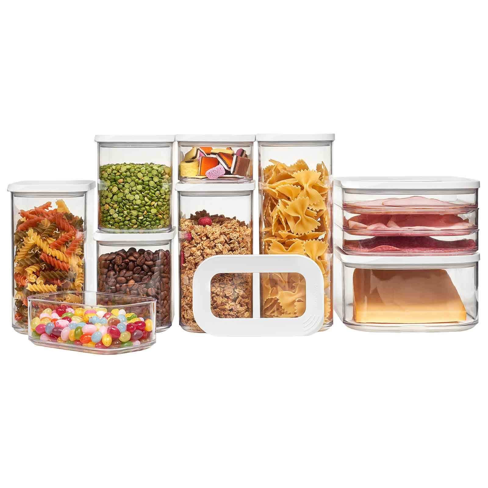 Mepal Vorratsdose Modula Vorratsdosen 9er Set, Material-Mix, (9-tlg)