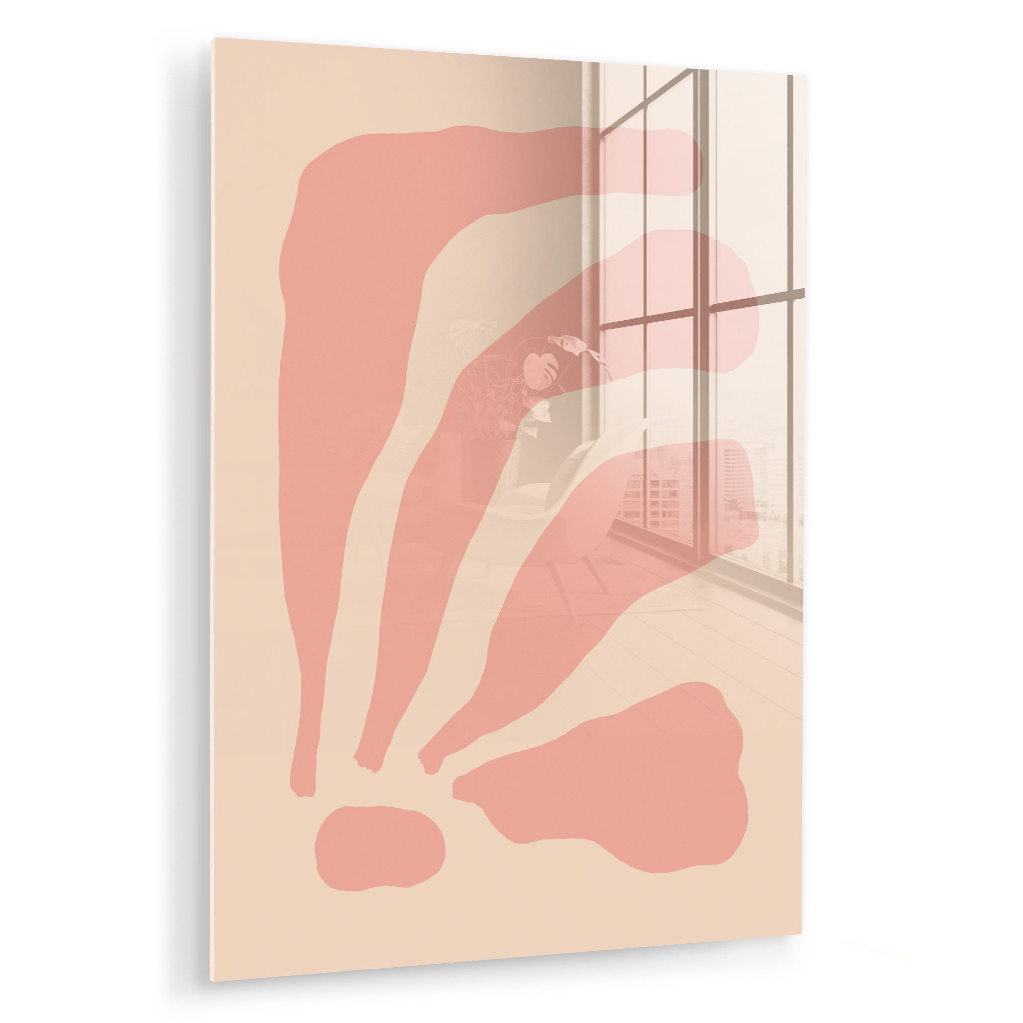 MuchoWow Acrylglasbild Bohème - Rosa - günstig online kaufen